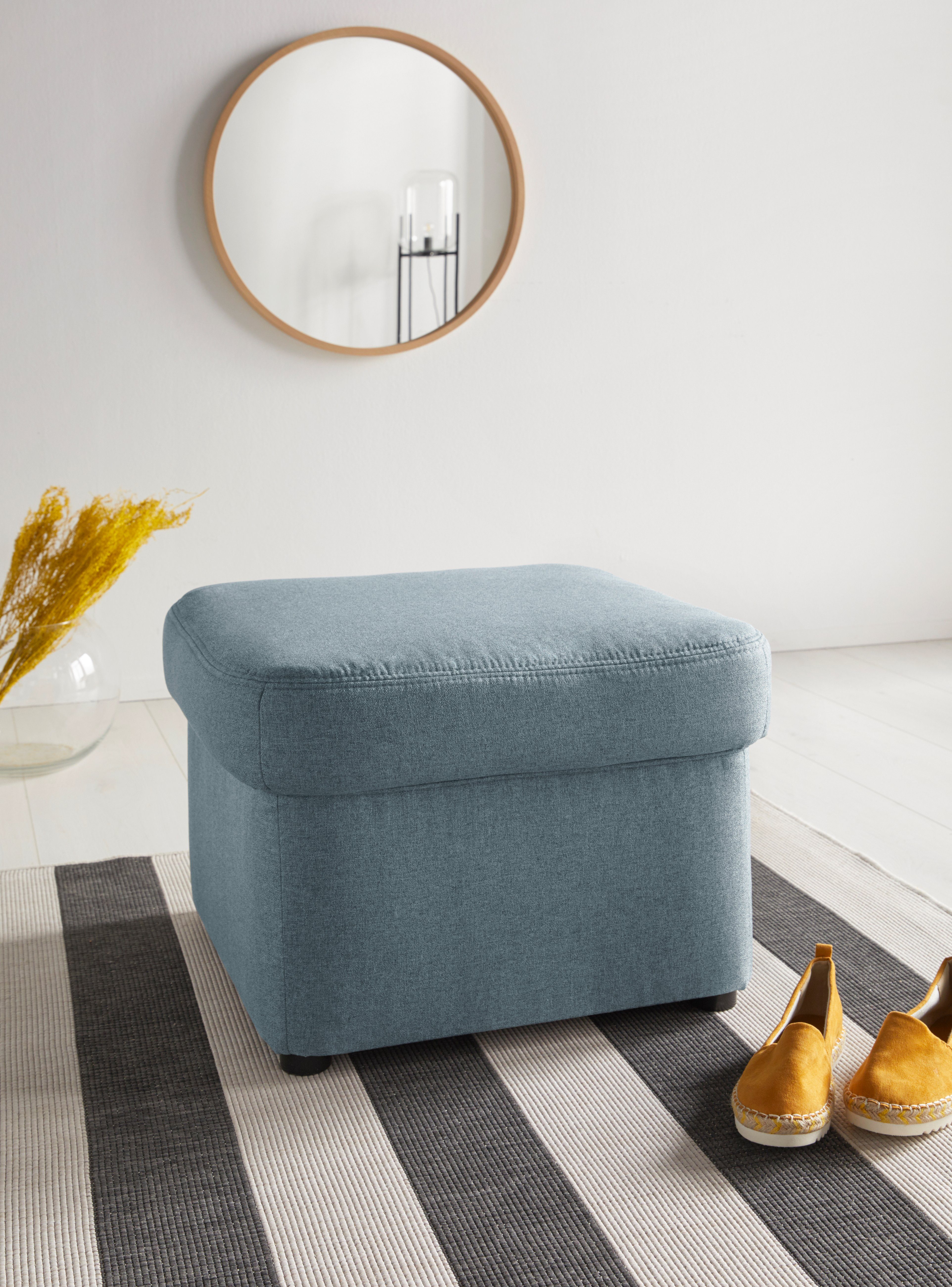 DOMO collection Hocker "Papenburg" in großer Farbvielfalt günstig online kaufen