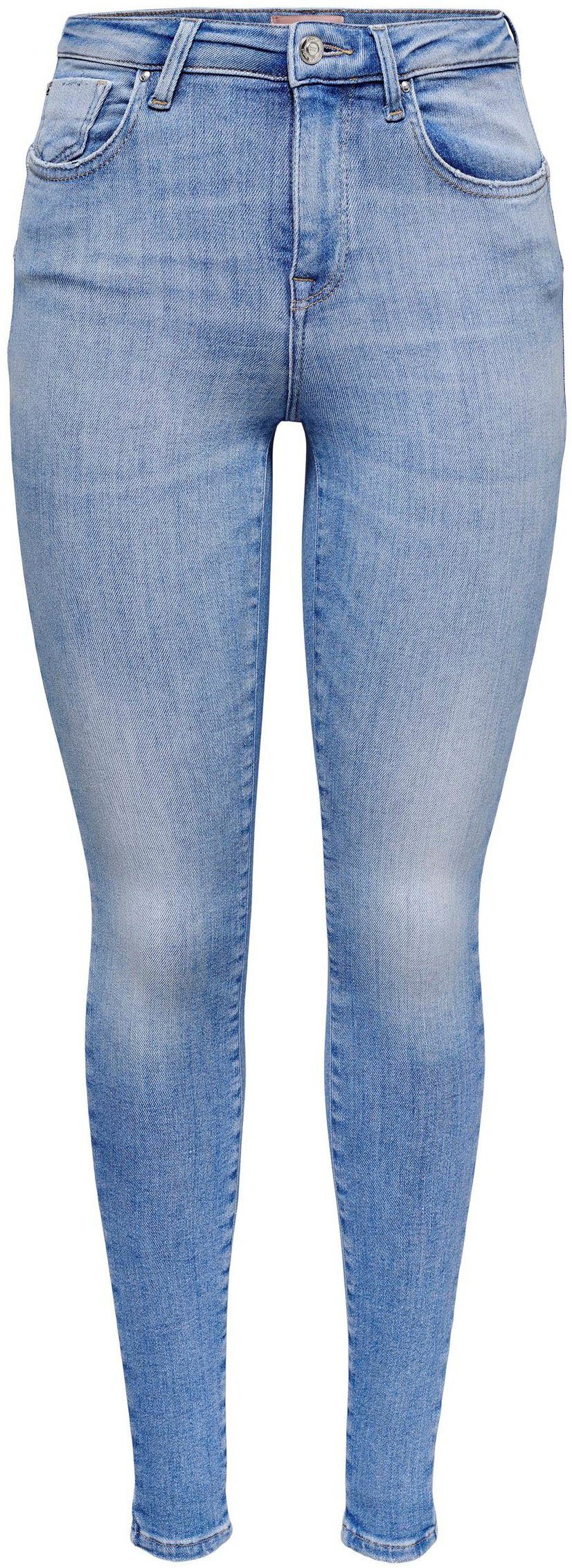 Skinny-fit-Jeans ONLPOWER MID PUSH UP SK REA934