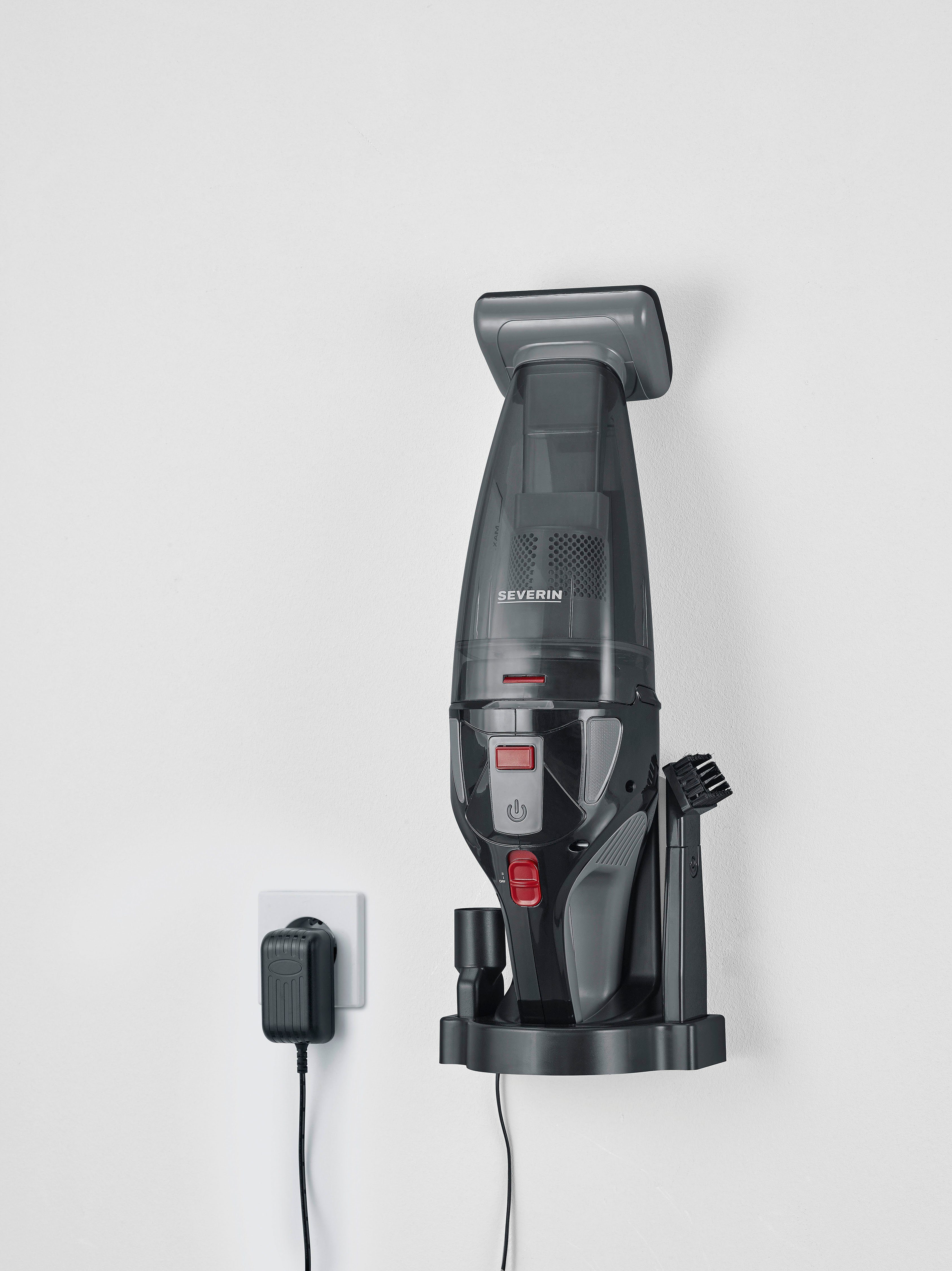 Severin Akku-Handstaubsauger HV 7147, 120 W, beutellos, mit Kombi-Zubehör