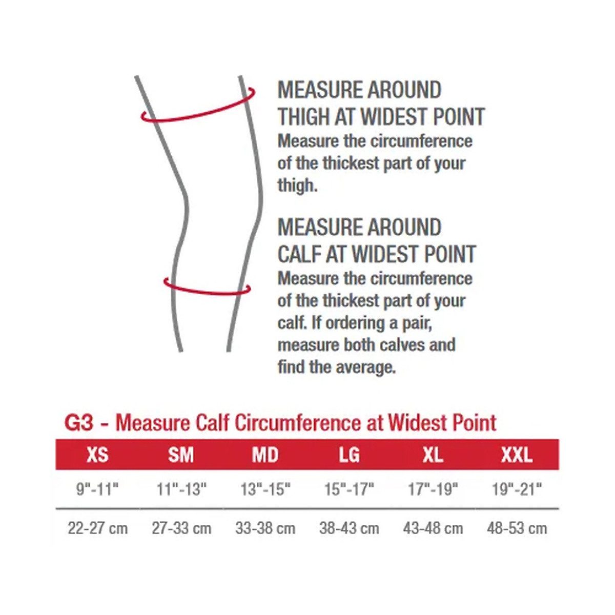 Mueller Sports Medicine Fußgelenkbandage Mueller Graduated Compression Calf Sleeves