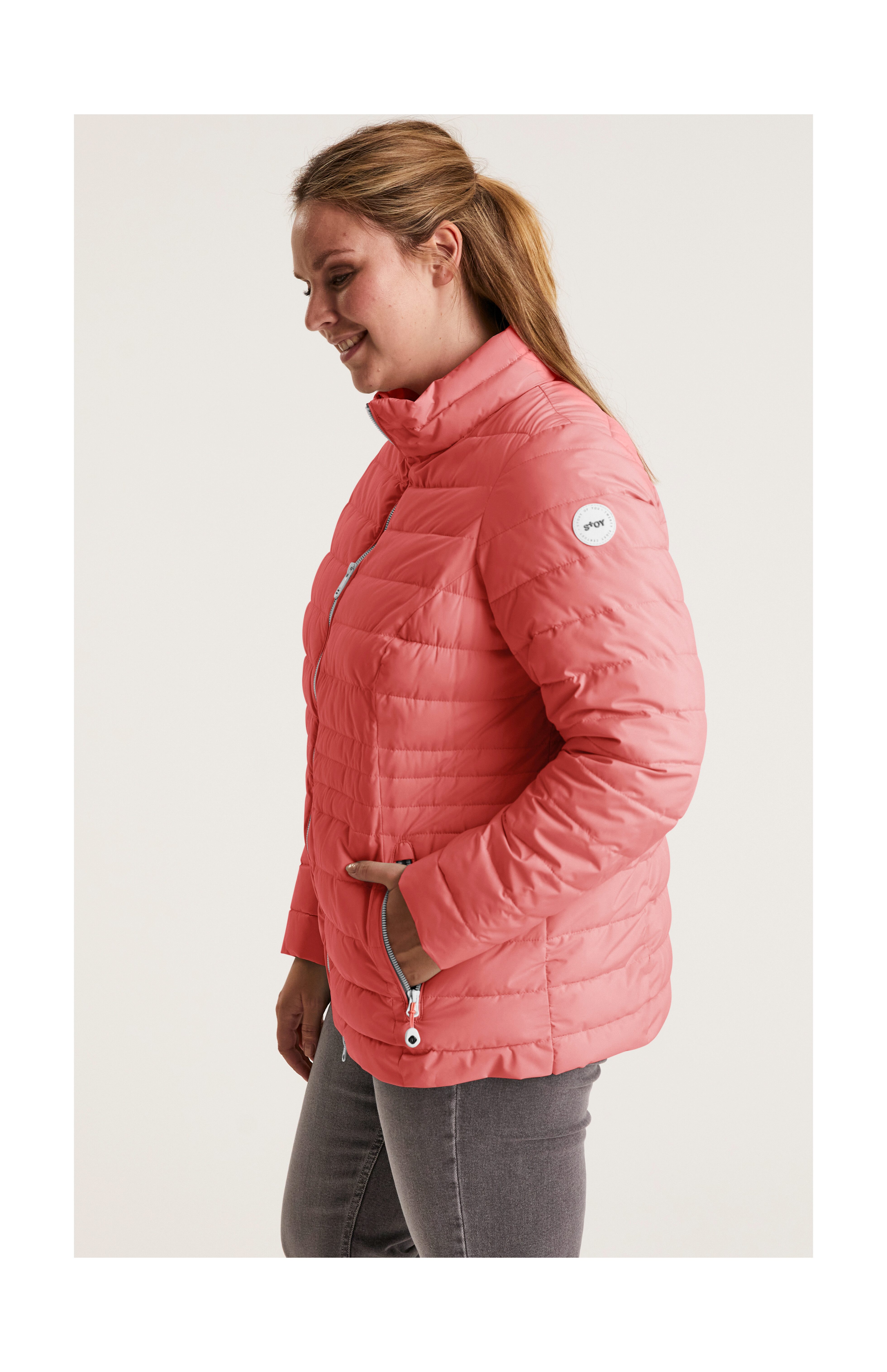 STS 21 JCKT QLTD WMN STOY Steppjacke koralle