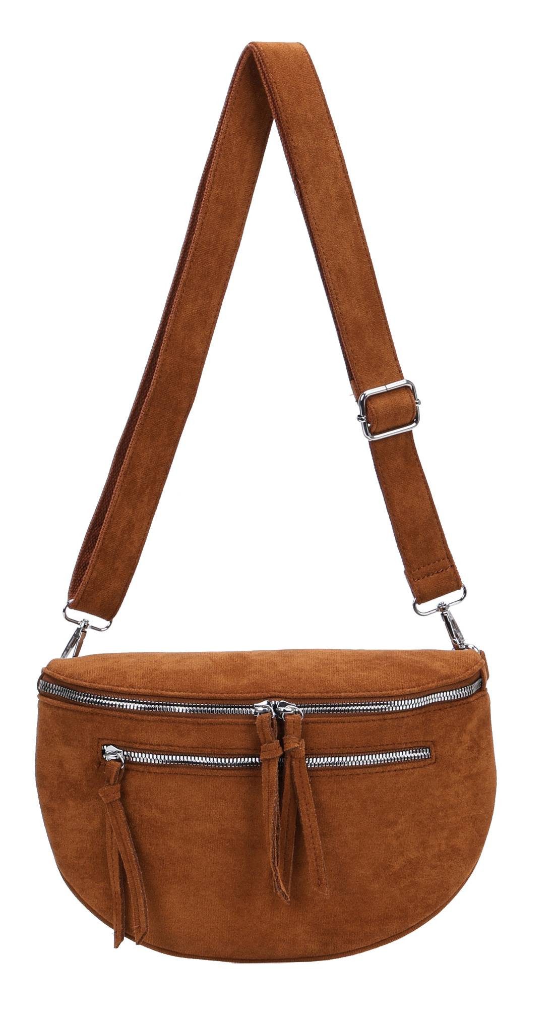 ITALYSHOP24 Schultertasche Damen Gürteltasche Umhängetasche CrossBody günstig online kaufen