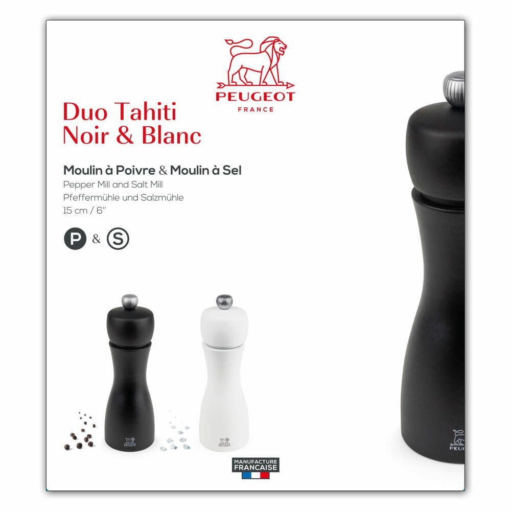 Tahiti Duo 15 cm PEUGEOT Salz-/Pfeffermühle