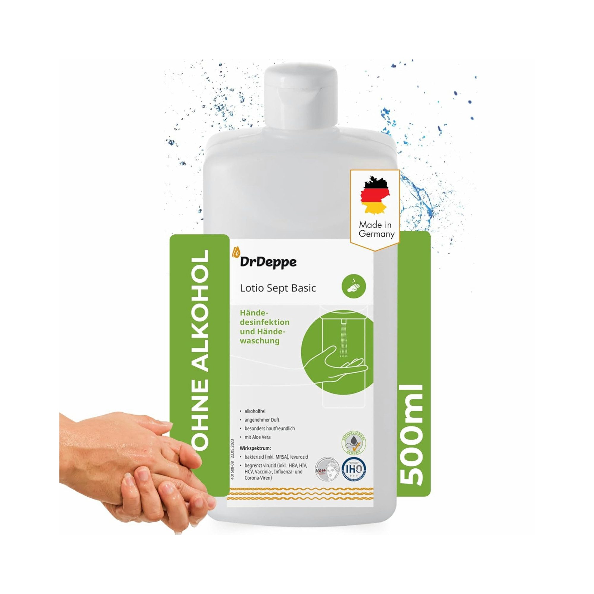 Dr.Deppe DrDeppe - Lotio Sept Basic - Händedesinfektionsmittel Hand-Desinfektionsmittel (18-St)