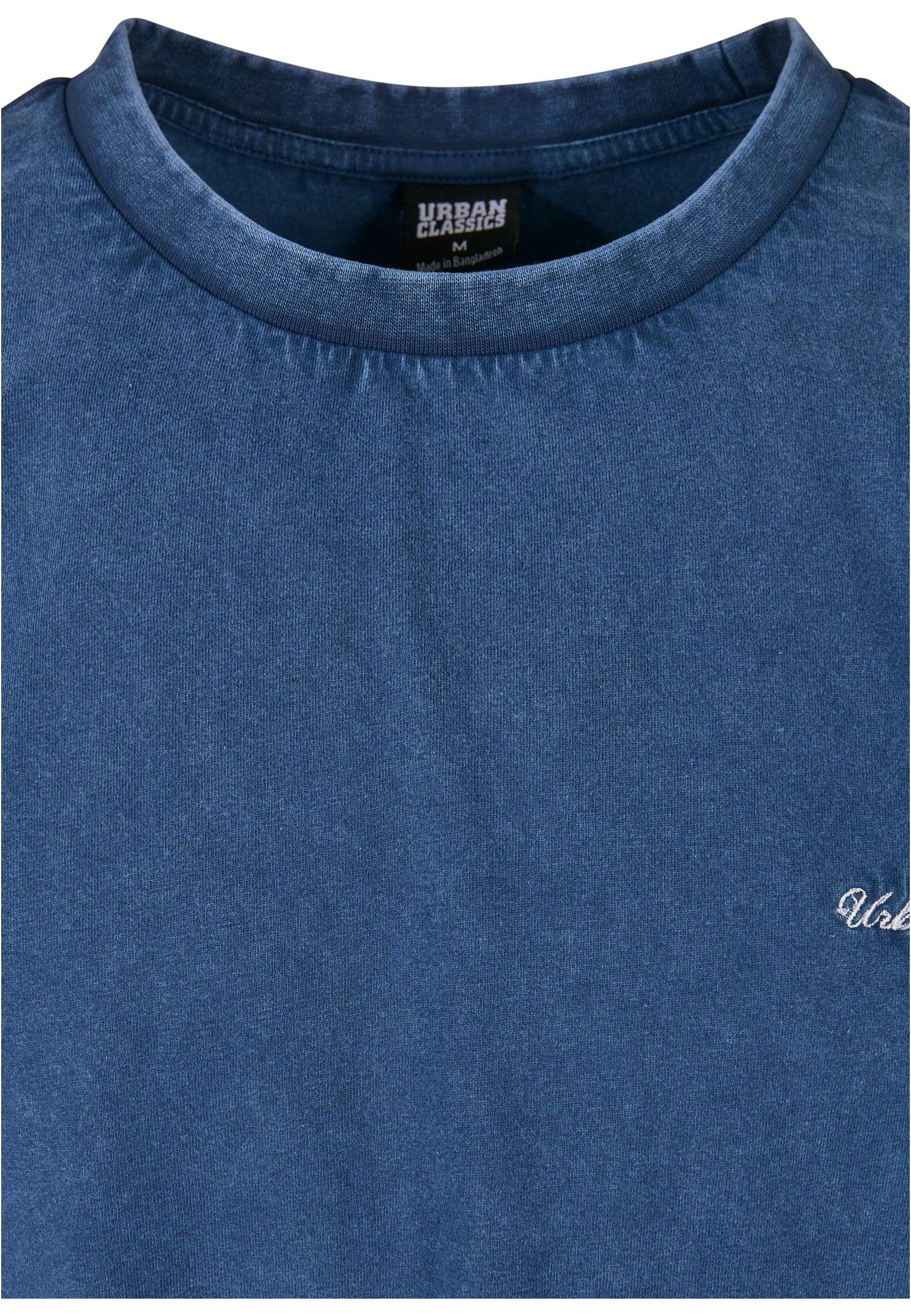 URBAN (1-tlg) Embroidery Tee Small Herren Oversized CLASSICS spaceblue Kurzarmshirt