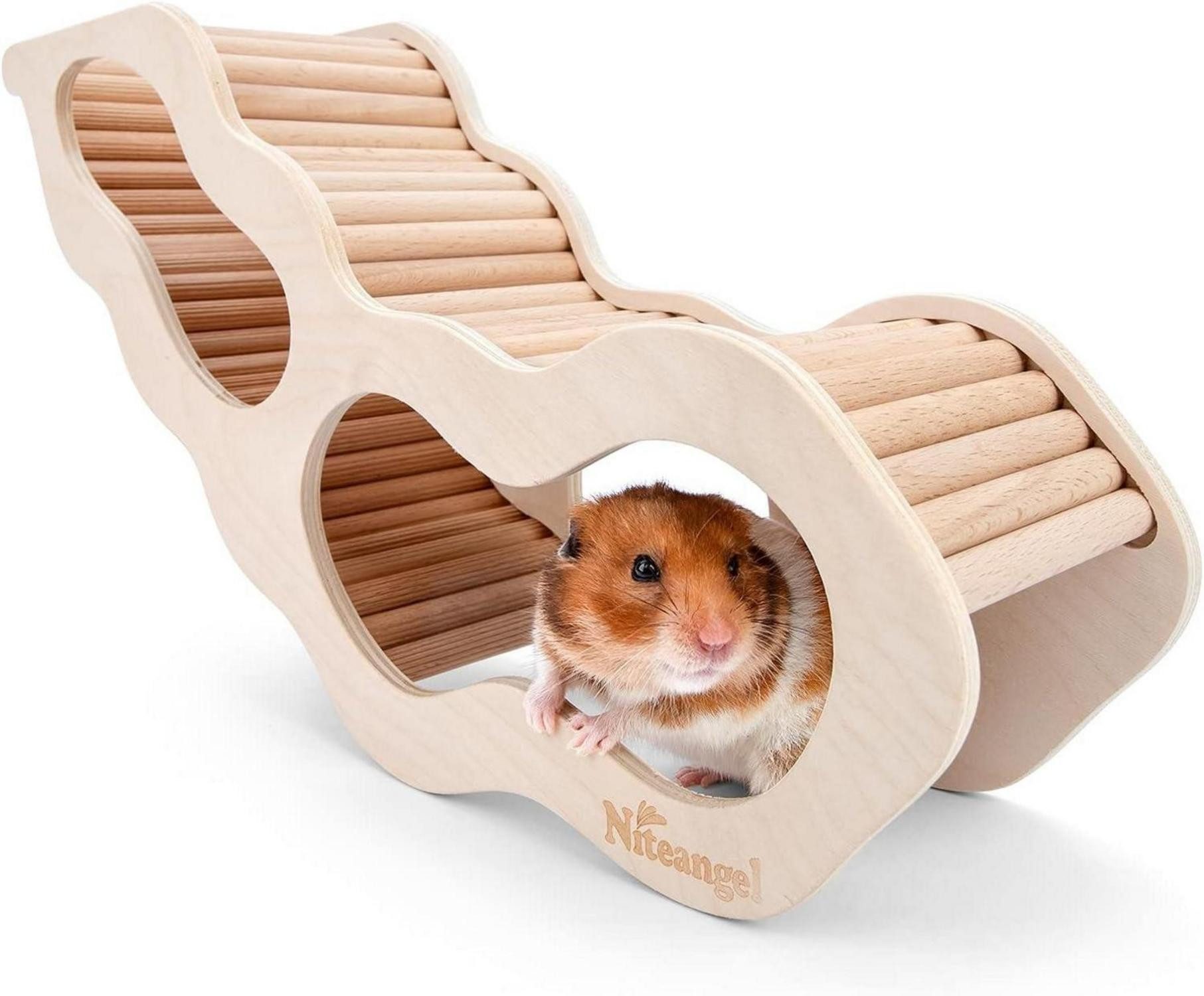 Kleintierkäfig Hamsterhaus mit Kletterleiter für kleine Haustiere - Spielzeug und