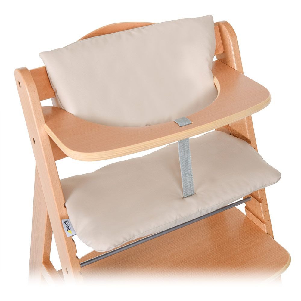 Hauck Hochstuhlauflage Deluxe - Beige, 2 tlg. Sitzkissen für Alpha Hochstuh günstig online kaufen