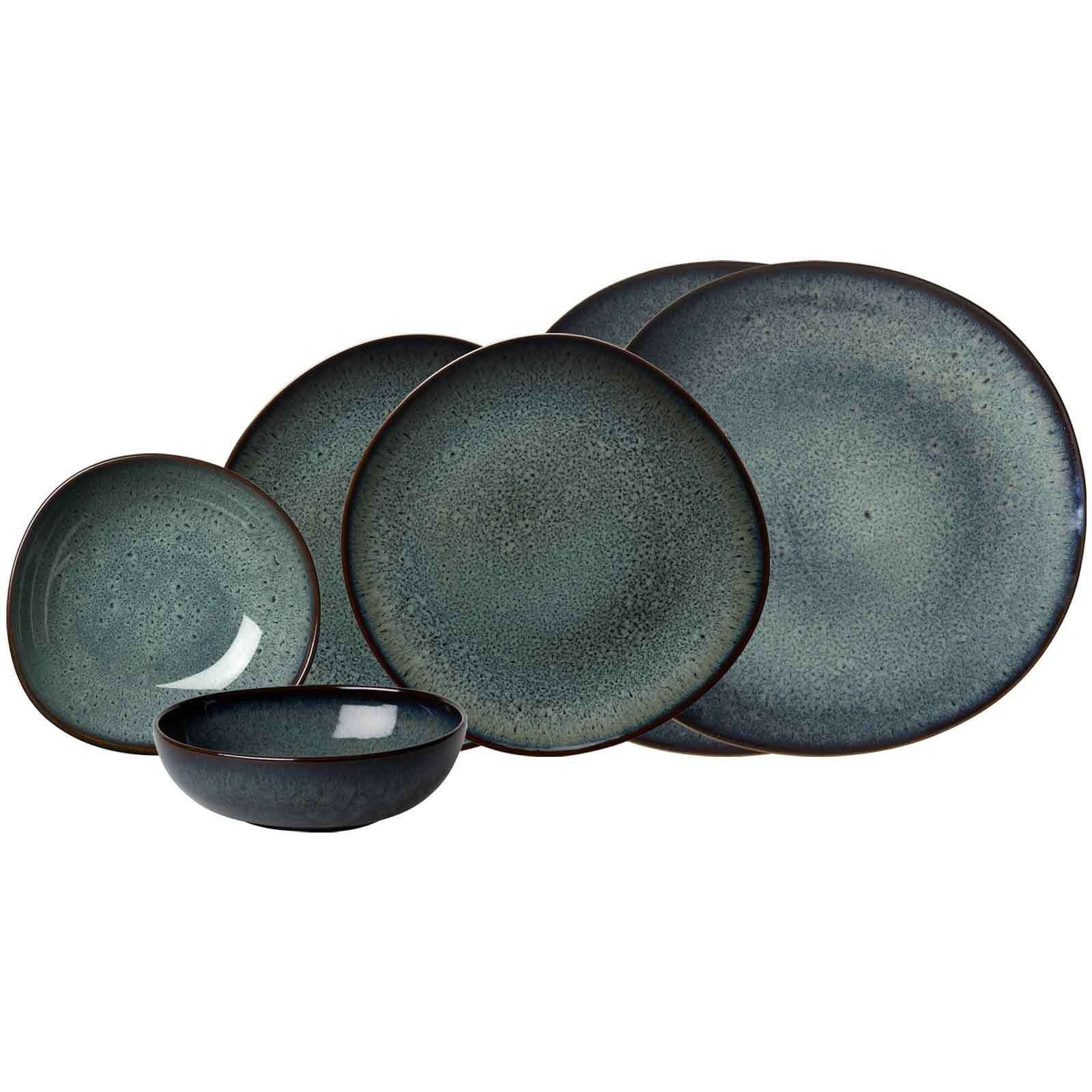 like. by Villeroy & Boch Kombiservice Lave Basic-Set 6er Set (6-tlg), 2 Personen, Steingut