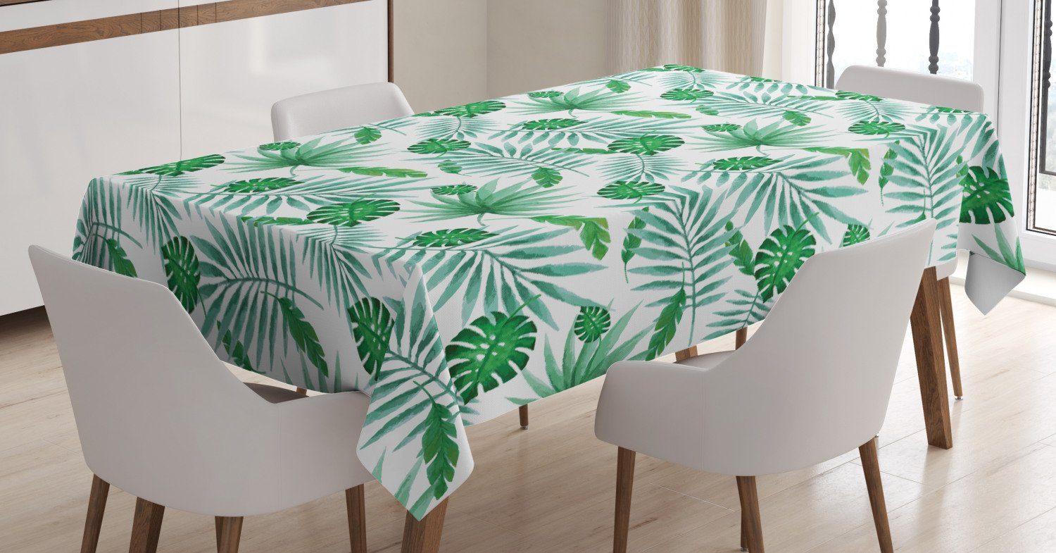 Abakuhaus Tischdecke »Farbfest Waschbar Für den Außen Bereich geeignet  Klare Farben«, Tropisch Aquarell Leafage online kaufen | OTTO
