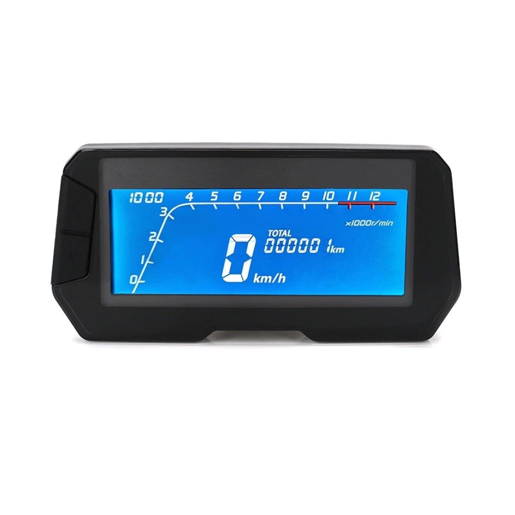 Zaddox Tachometer Motorrad Tachometer digital / Drehzahlmesser LCD # SM8