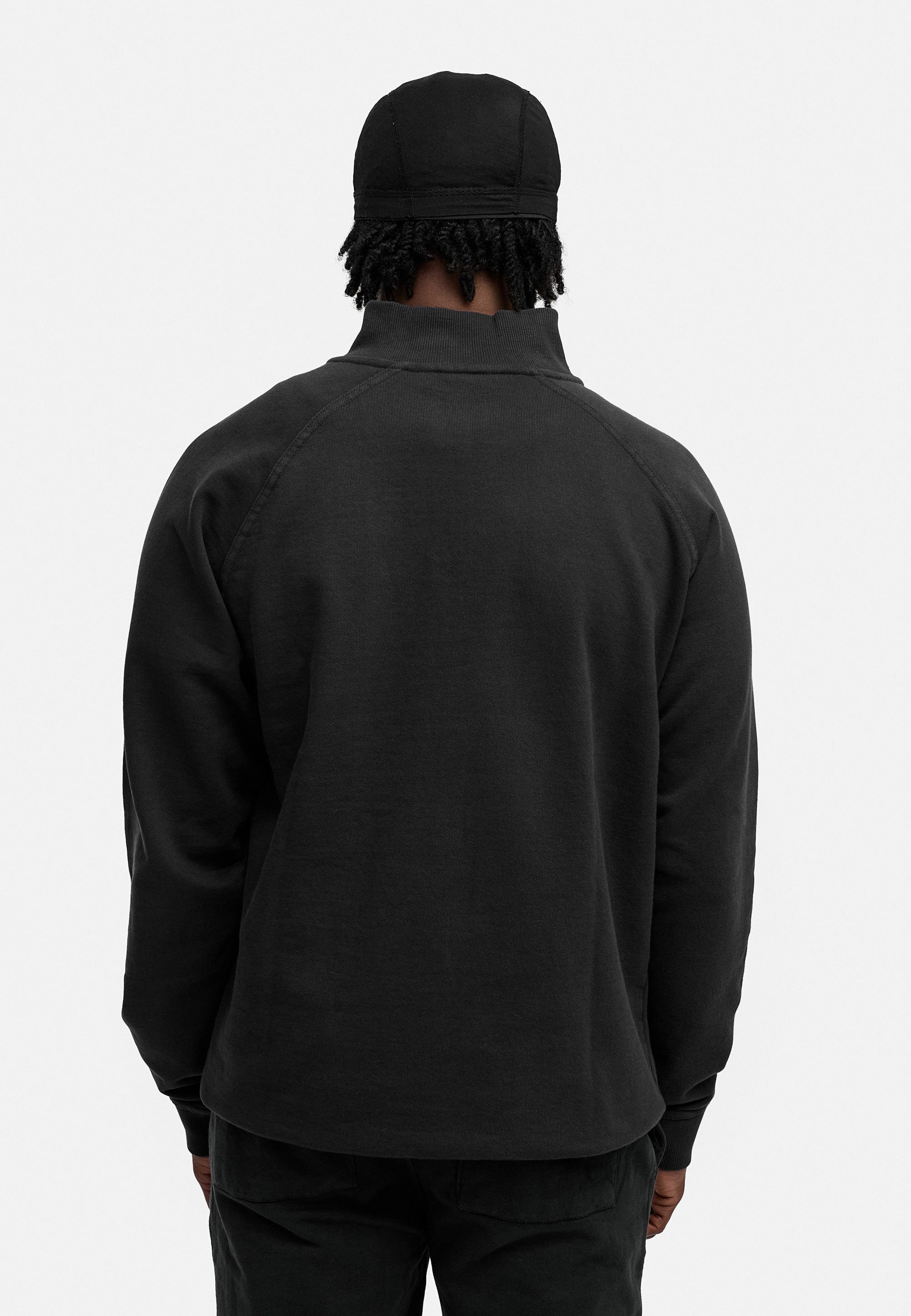 BEHYPE STUDIOS Sweatshirt IM OVERSIZE FIT, HALF-ZIP Herren lockerer Sweater mit Stehkragen
