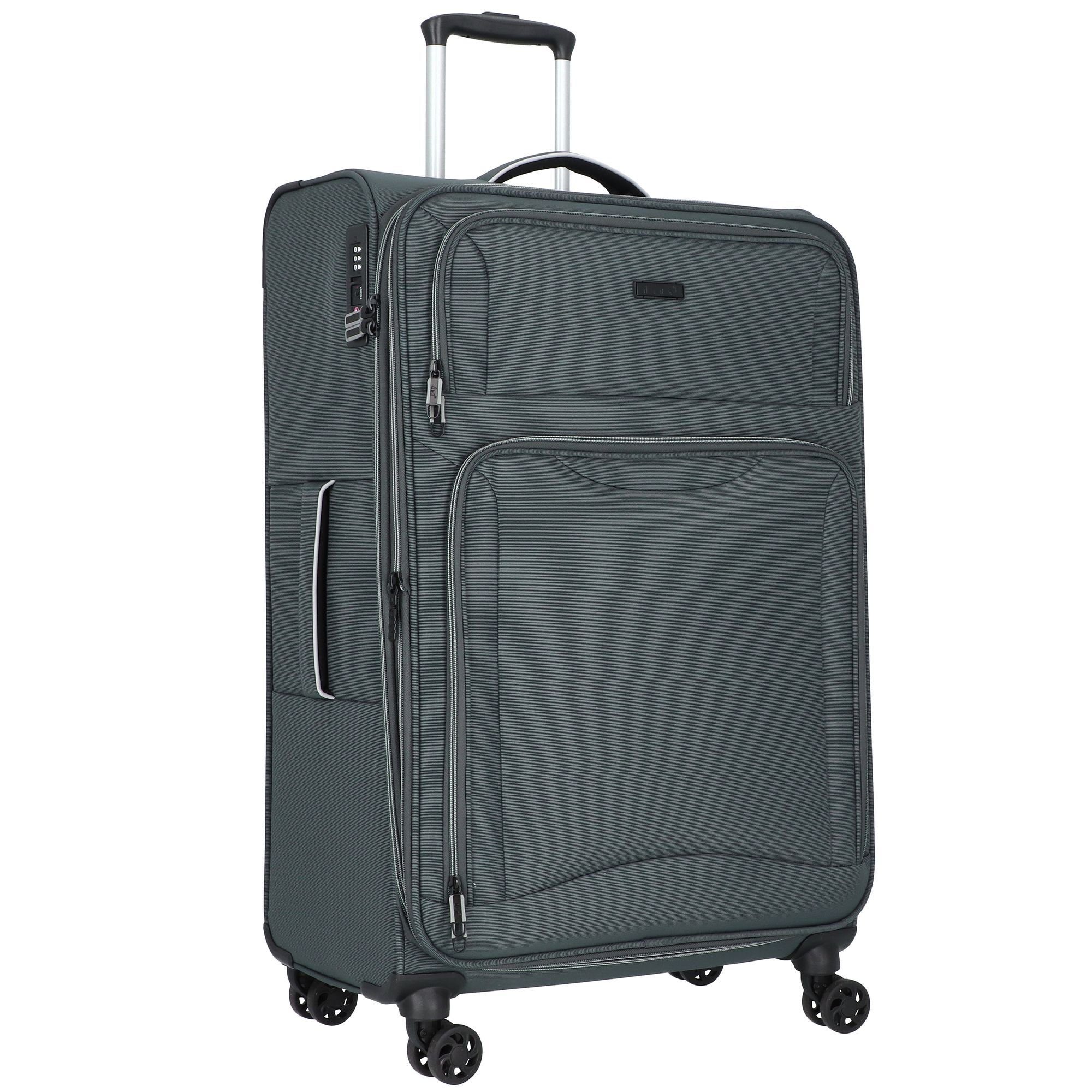 D&N Weichgepäck-Trolley Travel Line 9204, 4 Rollen, Polyester günstig online kaufen