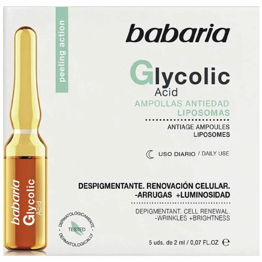 babaria Gesichtsmaske Babaria Glycolic Acid Cell Renewal Ampoules 5 X