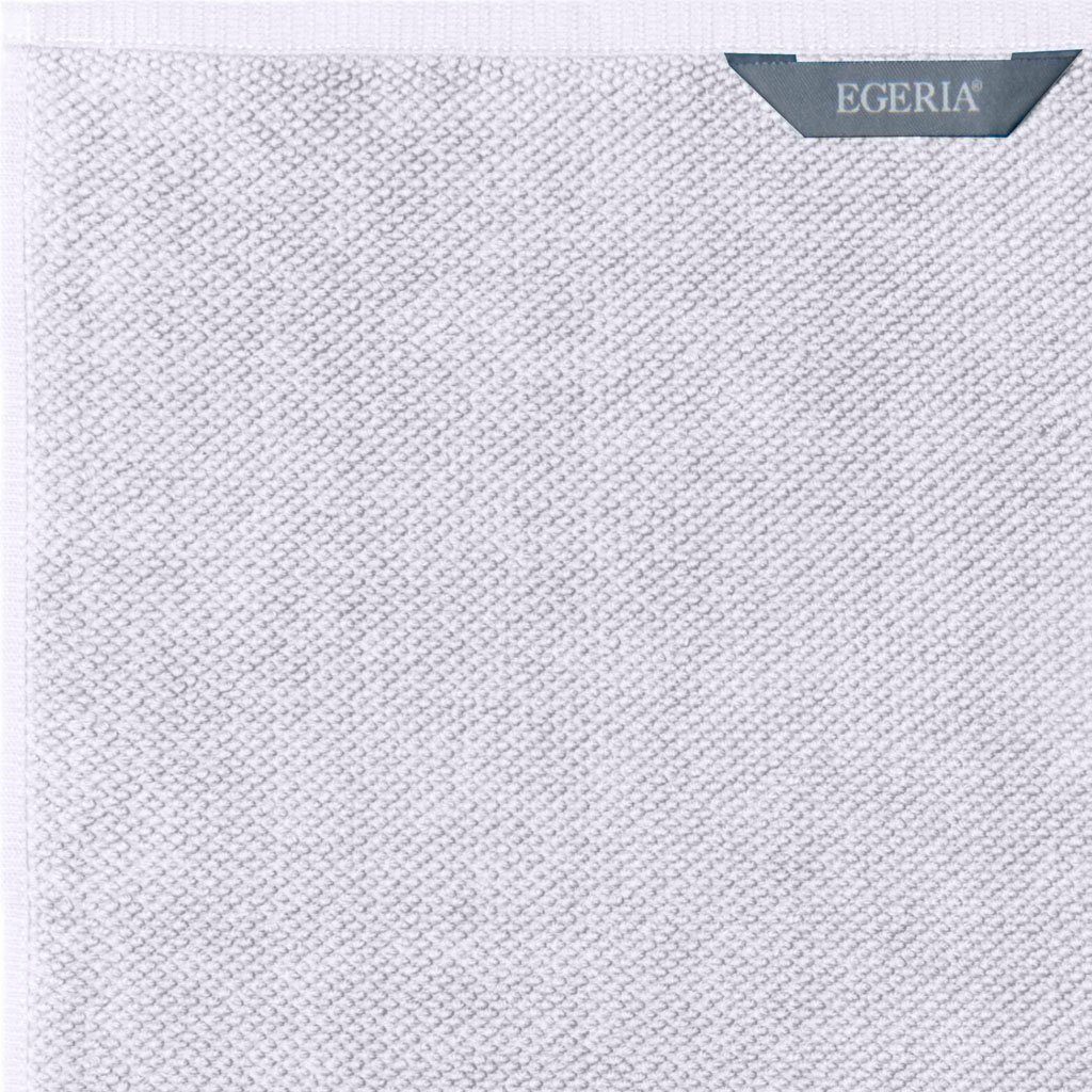 Egeria Handtuch BOSTON, aus (1-St), Baumwolle, 100 cm 50 Uni Programm, neues x jeweils Frottier Größe 100% white