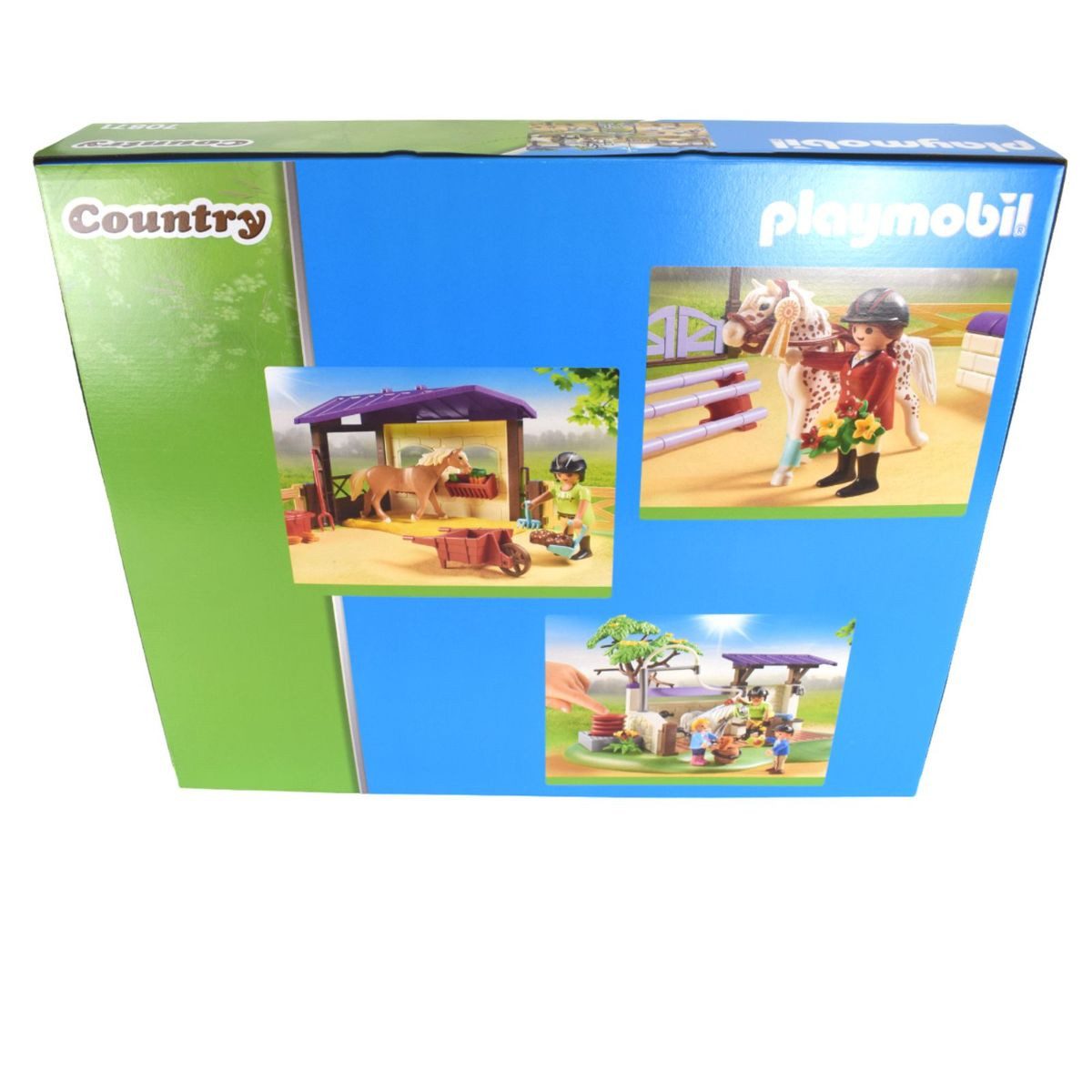 Playmobil® Playmobil 70871 Country Reitturnier mit Waschplatz Pferde-Wettkampf Spielbausteine, (222 St., 70871)