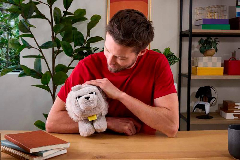 Mattel® Plüschfigur Minecraft, Dennis the Wolf Deluxe, mit Sound