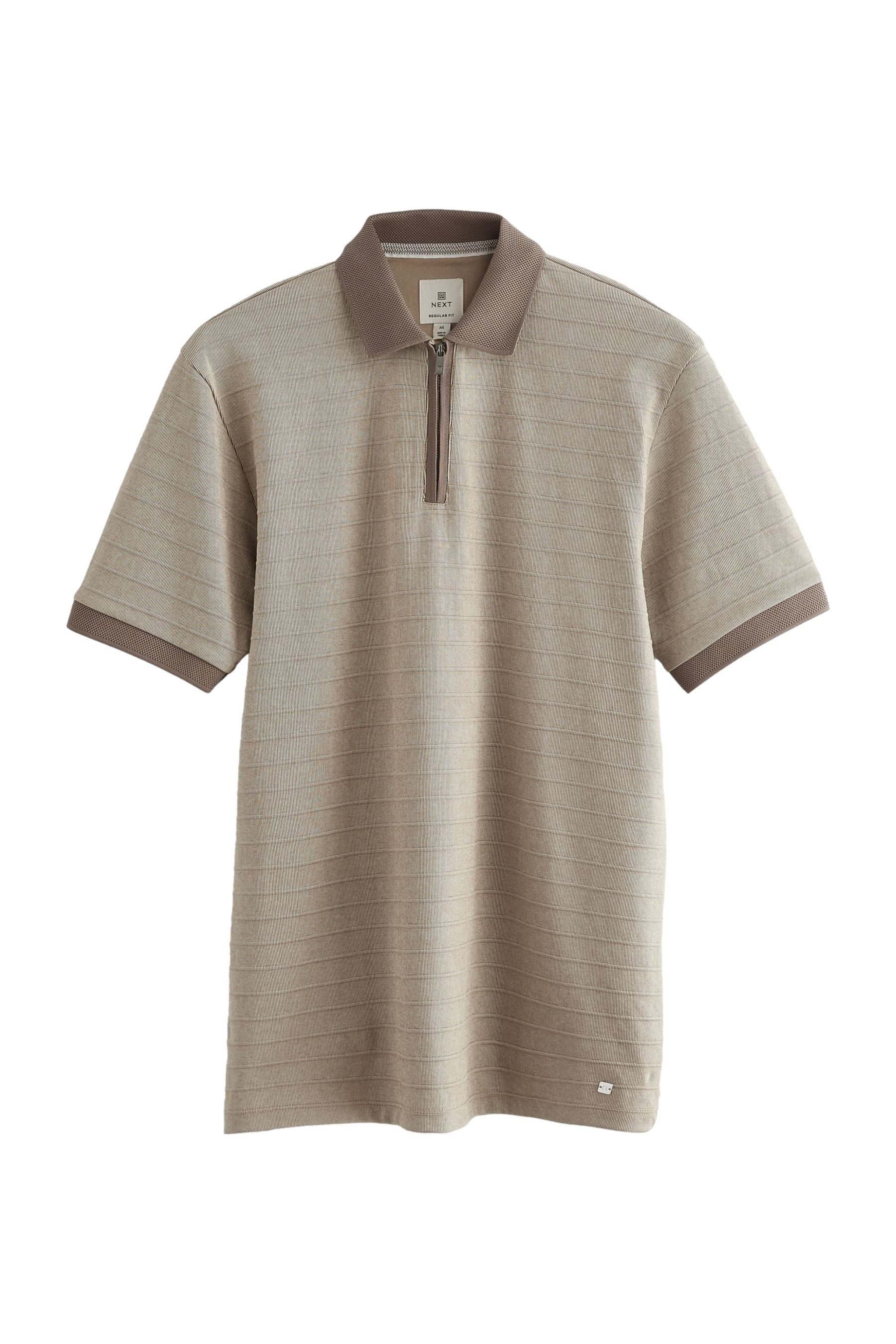 Next Poloshirt Strukturiertes Polo-Shirt (1-tlg) günstig online kaufen