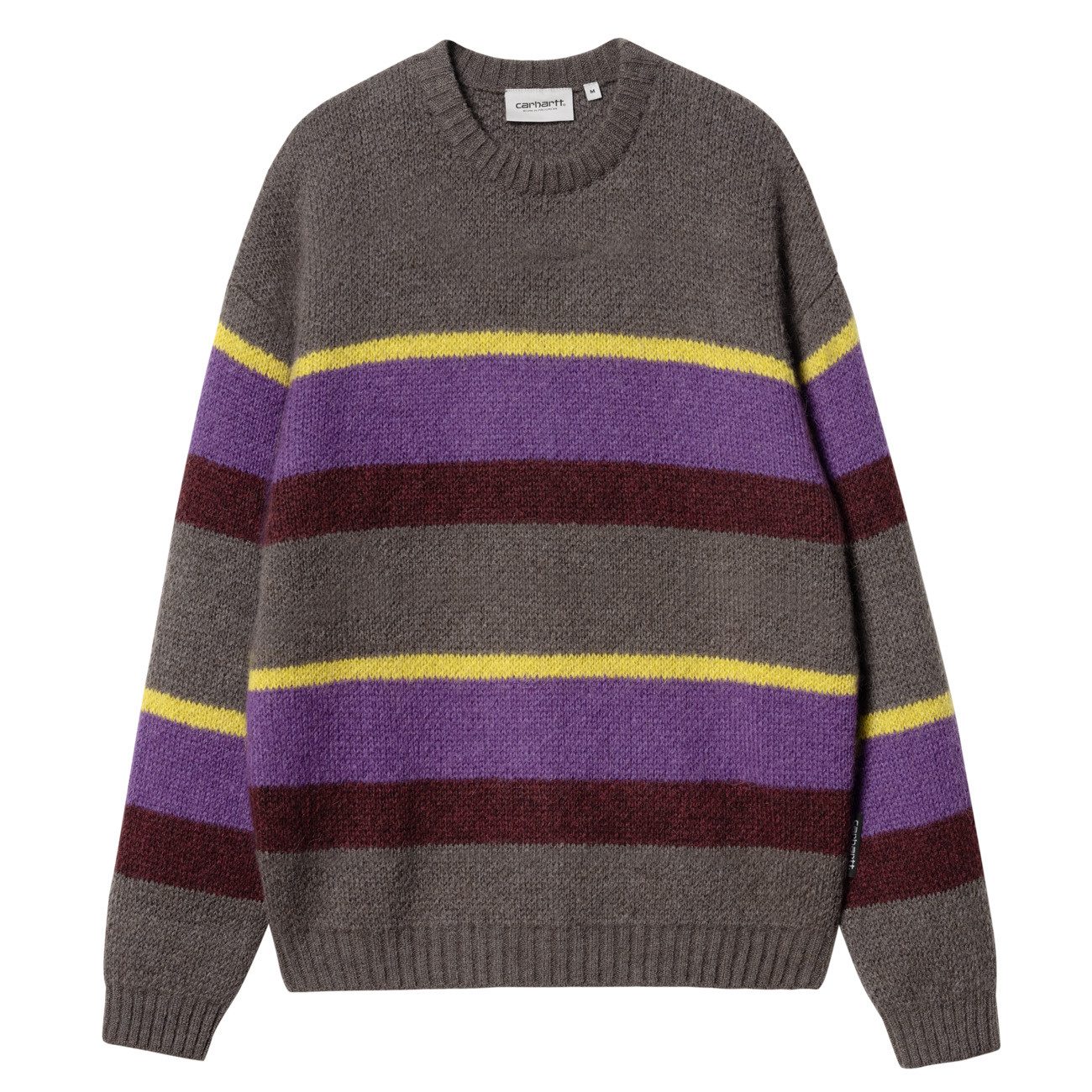 Carhartt WIP Rundhalspullover Carhartt WIP Merton Sweater Herren Sundling Stripe Aura