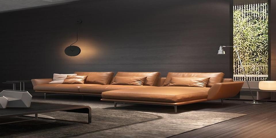 Xlmoebel Sofa Ecksofa aus Leder in günstig online kaufen