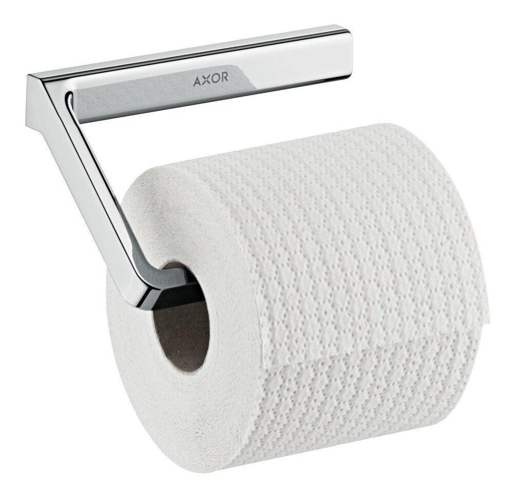 hansgrohe Toilettenpapierhalter Axor Universal Softsquare, Universal abgerundet Toilettenpapierhalter - Chrom