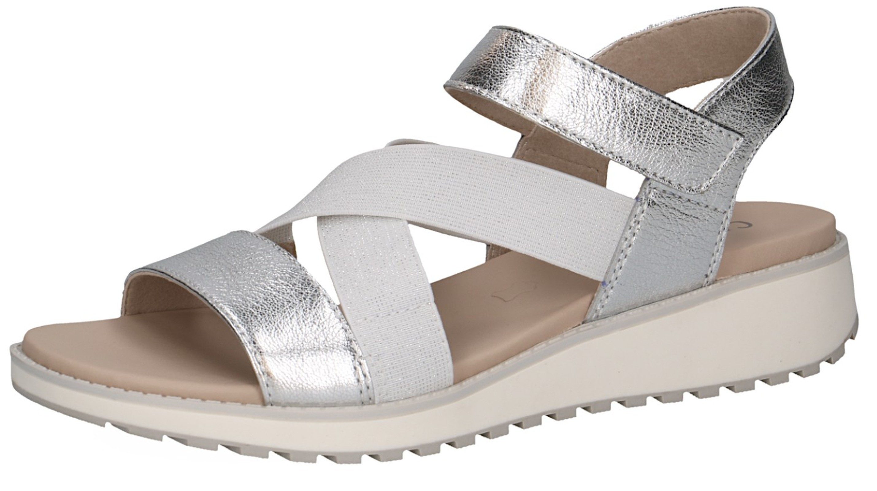 Caprice 9-28704-44 920 Silver Metal. Sandale