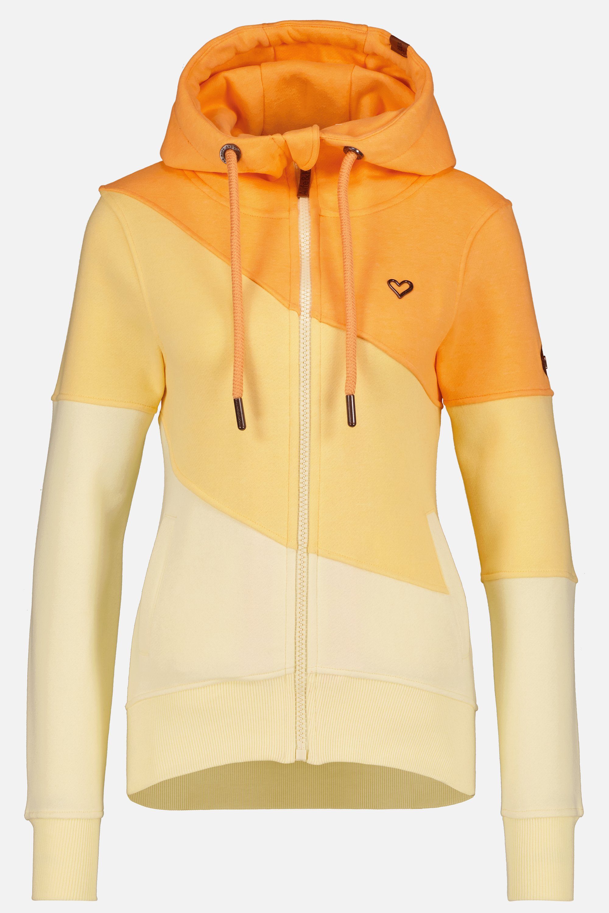 butter Kapuzensweatjacke A Sweatjacket Alife Hooded SteffiAK melange Kickin & Damen