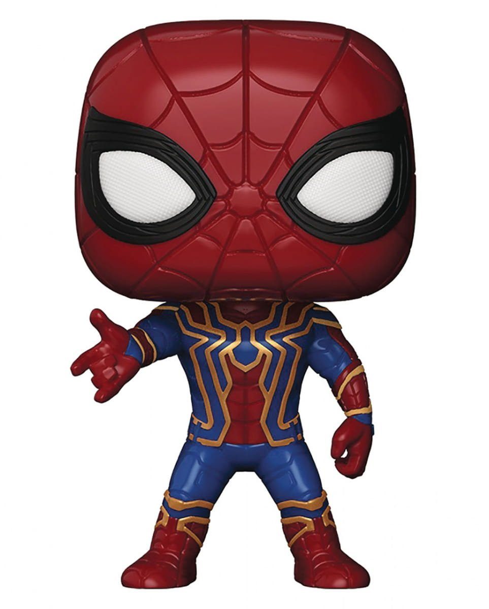 Funko Dekofigur Avengers Iron Spider Funko Pop Bobble Head als Ma Farbe Rot Blau Gold Schwarz WeiB