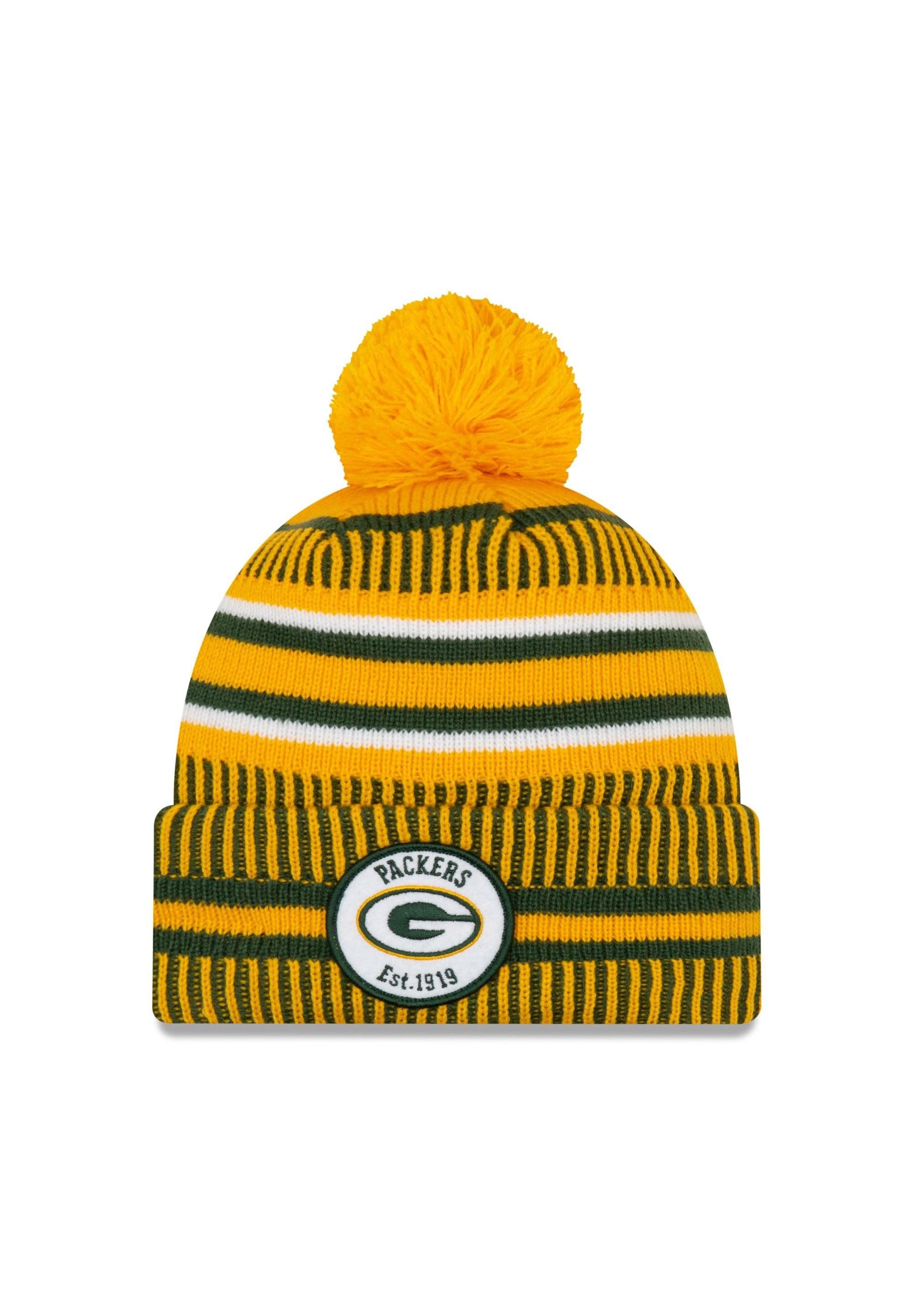 New Era Beanie Green Bay Packers 19 Sidel. Home 1919 Reverse OTC Beanie Gelb One-Size