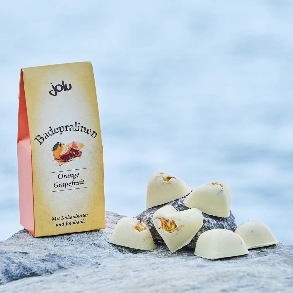 Jolu Badesalz Badepralinen - Orange-Grapefruit 110g