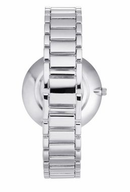 Firetti Quarzuhr, (Set, 4-tlg., inkl. Ohrstecker und Kette mit Anhänger), Armbanduhr, Damenuhr, Glassteine, ideal auch als Geschenk