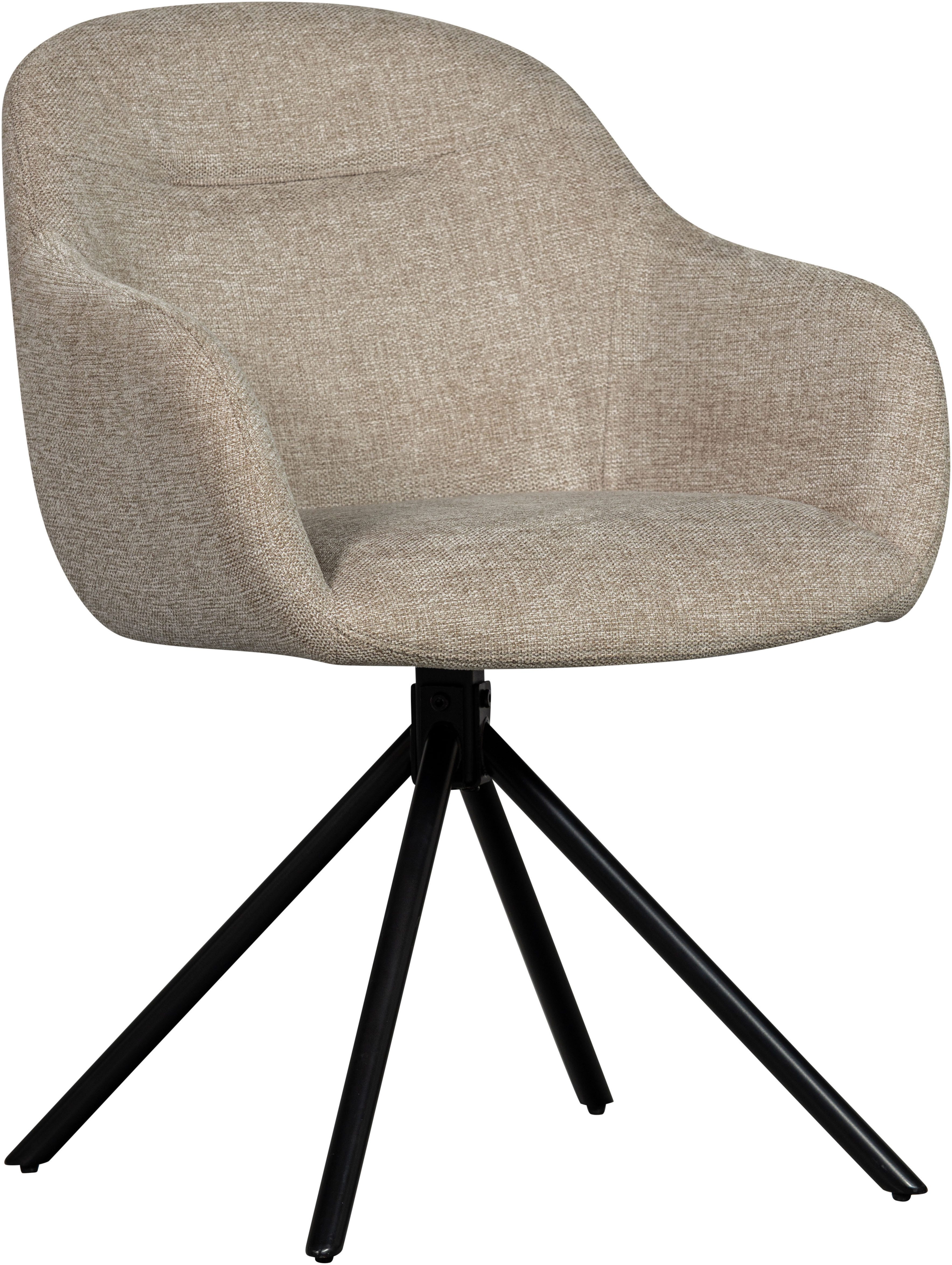 WOOOD Esszimmerstuhl Grant (Set, 2 St), Polsterstuhl mit Drehfunktion, Breite 57 cm