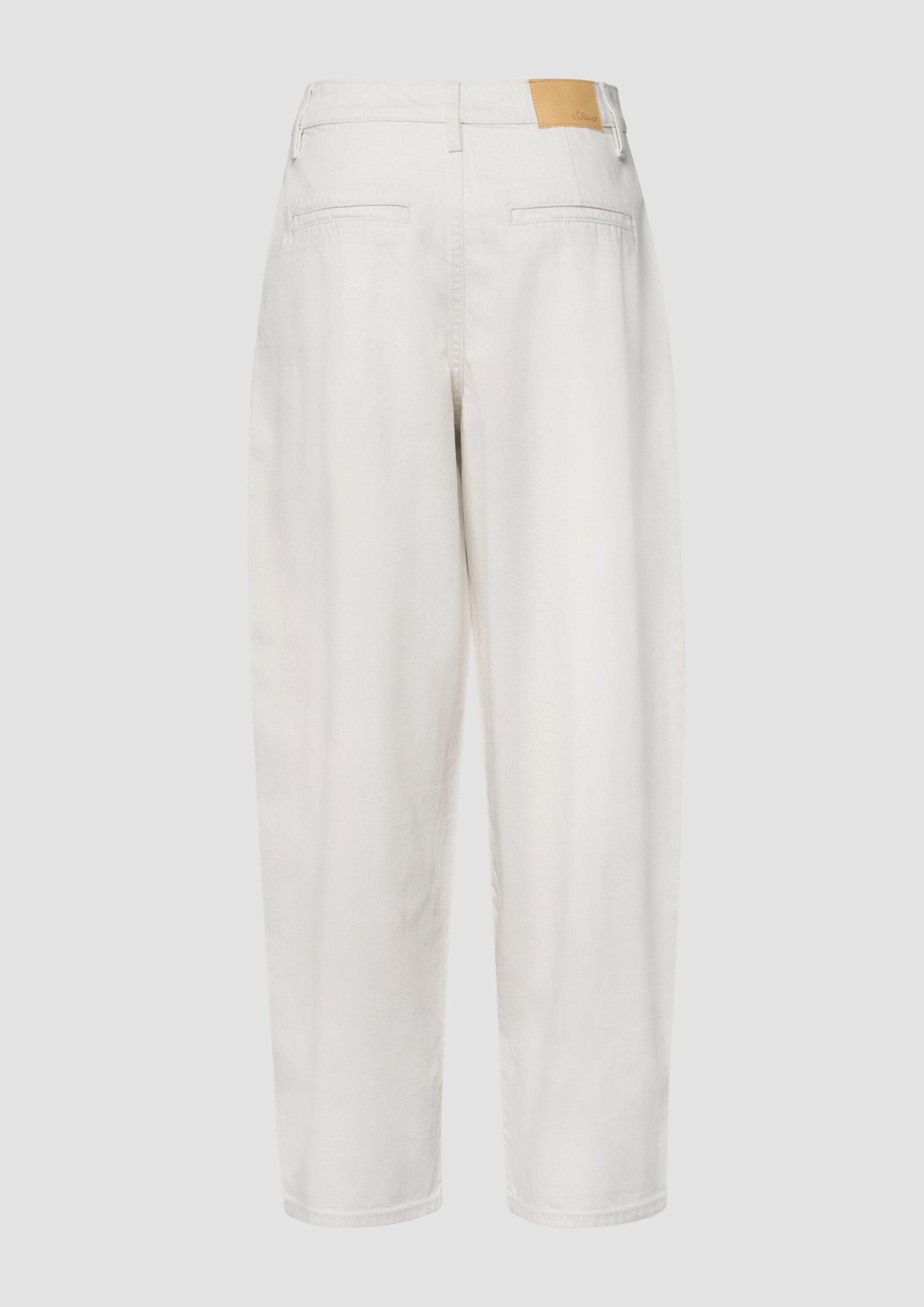 s.Oliver Regular-fit-Jeans Jeans-Hose Ankle-Jeans / Relaxed Fit / High Rise / Barrel Leg