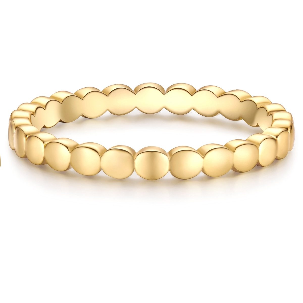 Silberring gelbgold