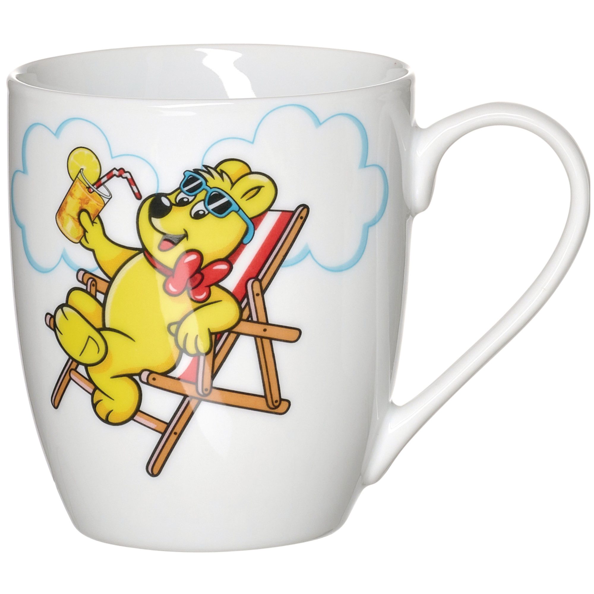 Ritzenhoff & Breker Becher HARIBO Clouds, Relax, 500 ml, 1-tlg., Porzellan, spülmaschinenfest