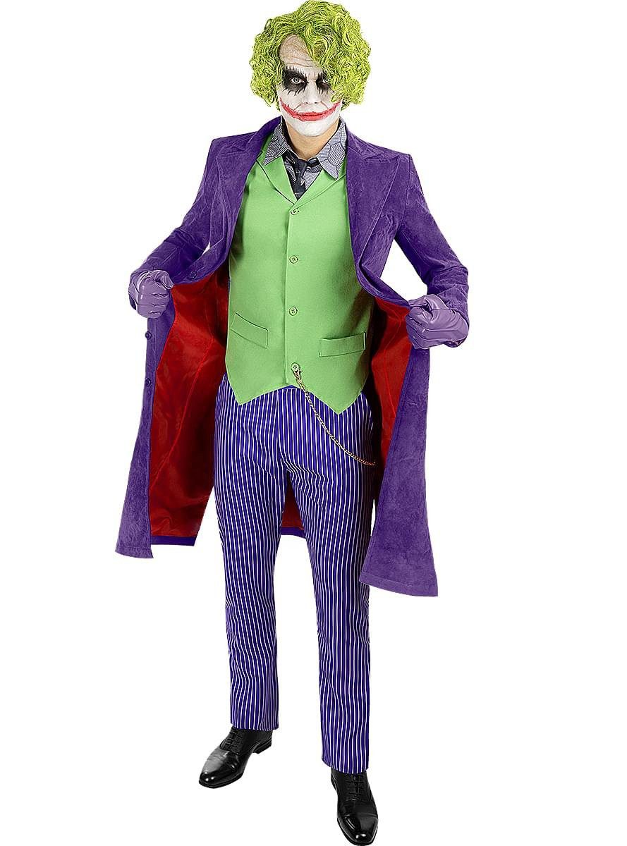 Funidelia Clown-Kostüm The Dark Knight – Joker Supreme Kostüm, Joker-Kostüm im Stil der Darstellung durch Heath Ledger