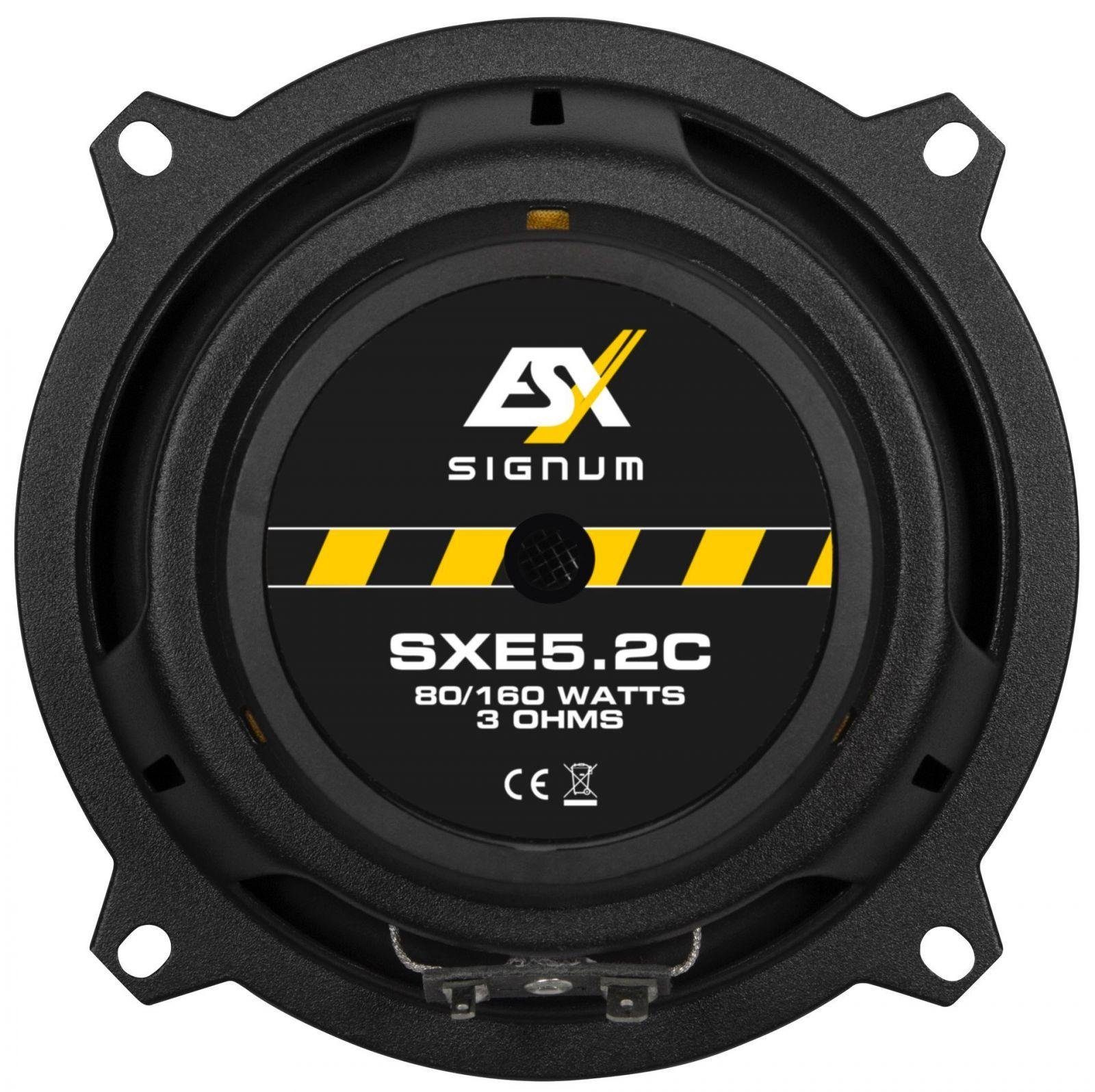 SIGNUM Komponenten-Sytem 2-Wege mit ESX SXE-5.2C cm Watt 160 Auto-Lautsprecher 13