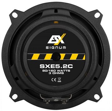 ESX SIGNUM 2-Wege Komponenten-Sytem 13 cm SXE-5.2C mit 160 Watt Auto-Lautsprecher