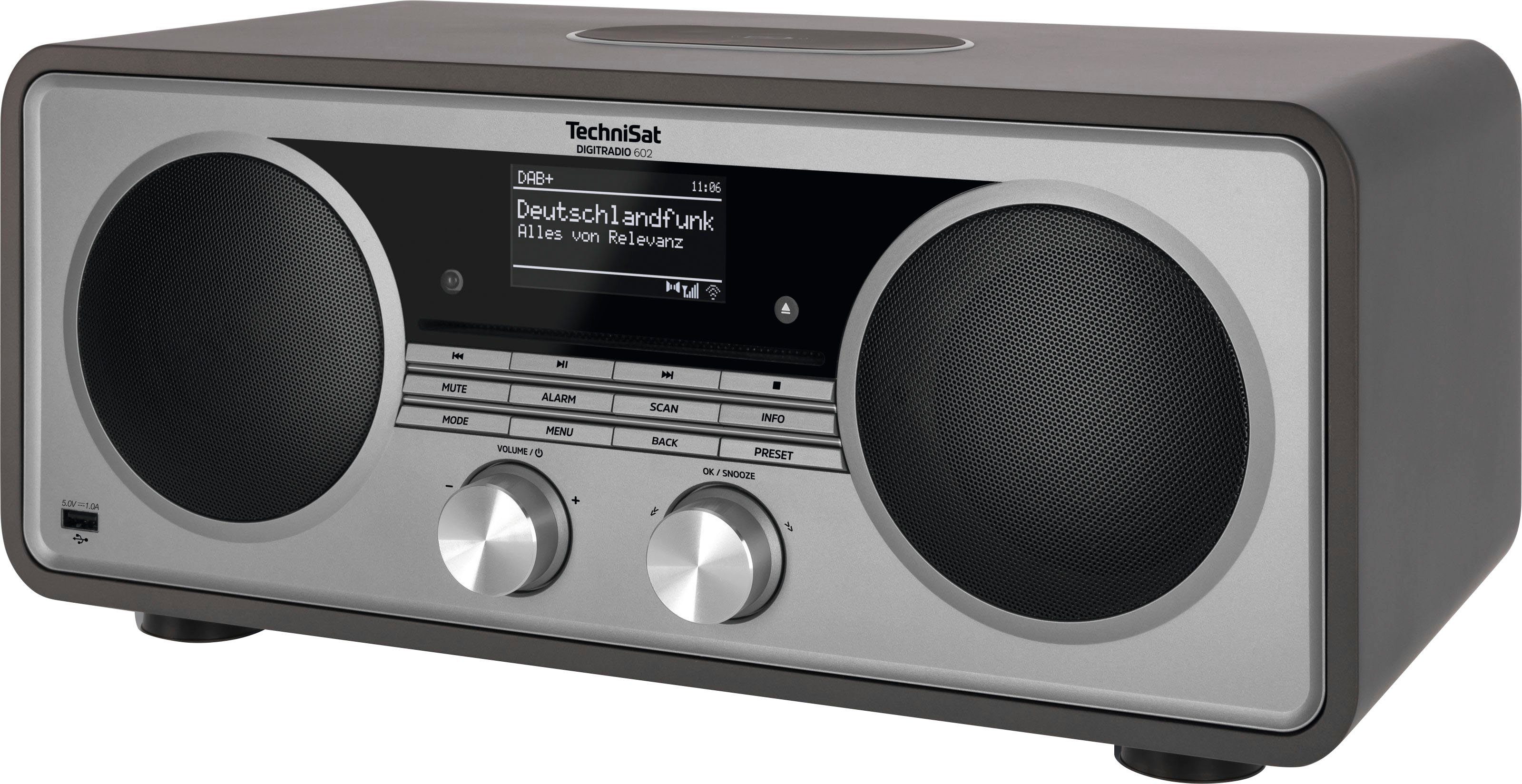 TechniSat DIGITRADIO 602 Internet-Radio (Digitalradio (DAB), UKW mit RDS, 70 W, Stereoanlage, CD-Player)