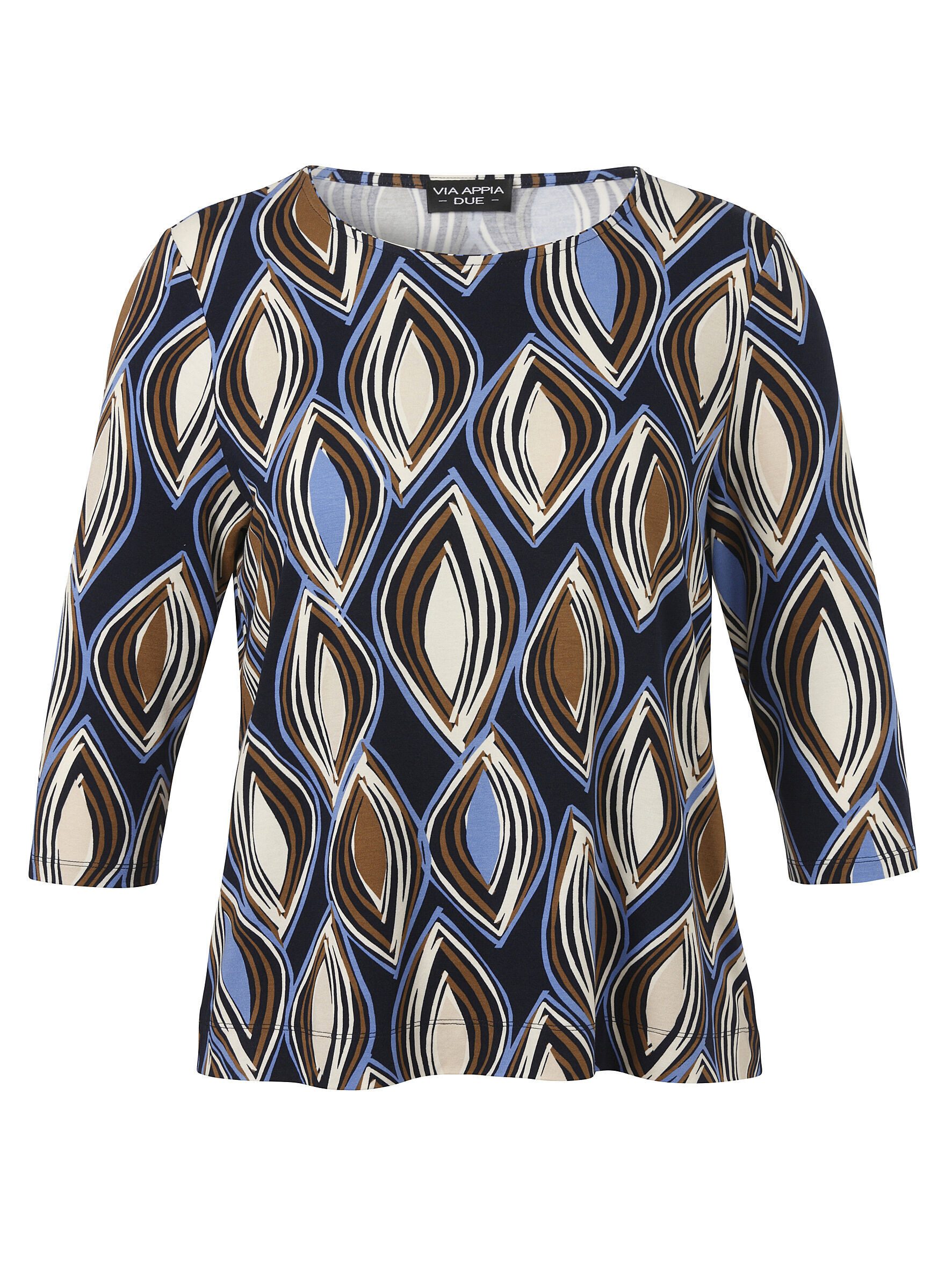 VIA APPIA DUE Print-Shirt Große Größen