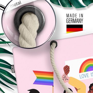 VOID Strandtasche (1-tlg), Pride LGBTQ Menschen Flaggen Cartoon people of colour Gay pride flag