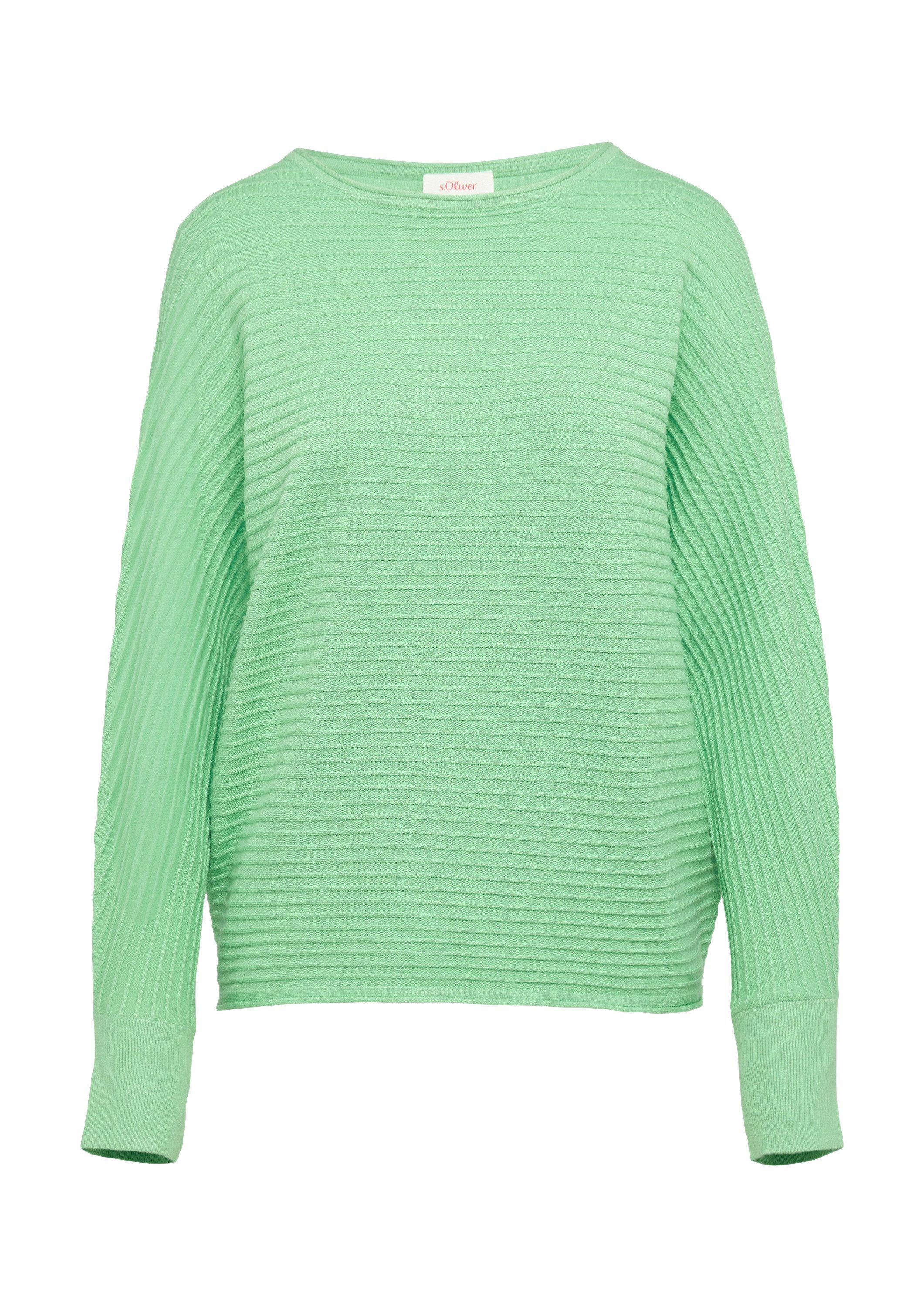 s.Oliver Longpullover Strickpullover Weicher Strickpullover aus Viskosemix günstig online kaufen