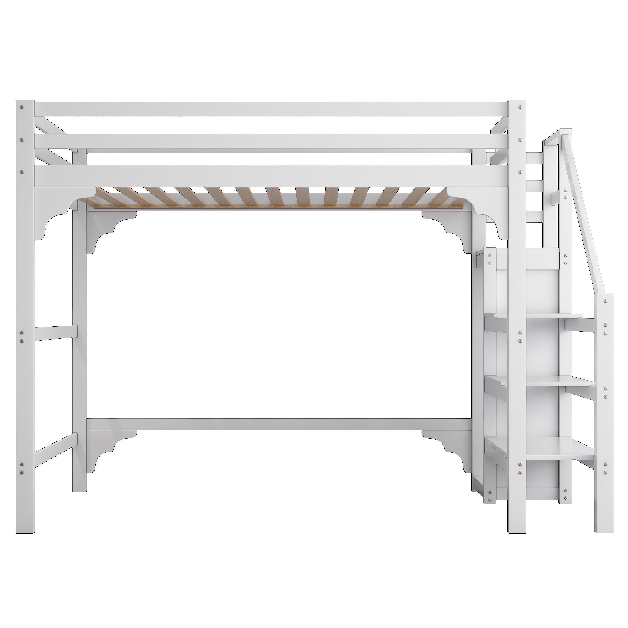 Gotagee Hochbett 140x200cm Modern Doppelbett Bett günstig online kaufen