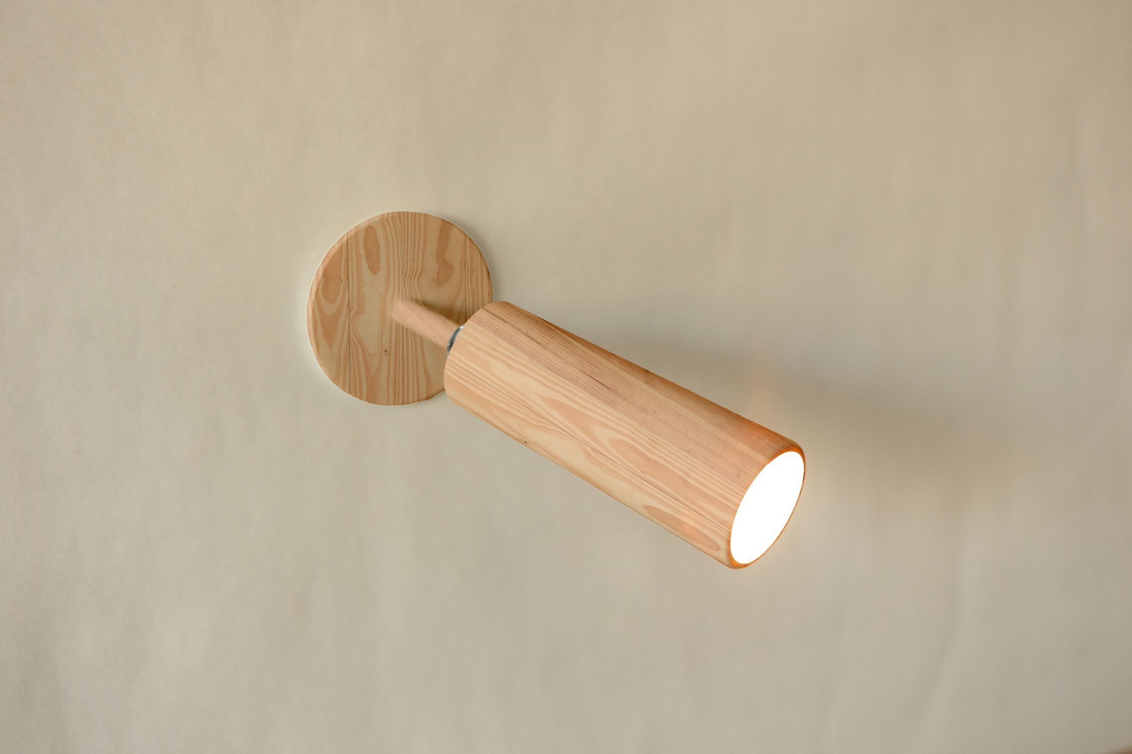 Licht-Erlebnisse Wandstrahler RHEYDT, LED fest integriert, Warmweiß, LED Dimmer Touch verstellbar Natur 3000 K warmweiß 300 lm Modern