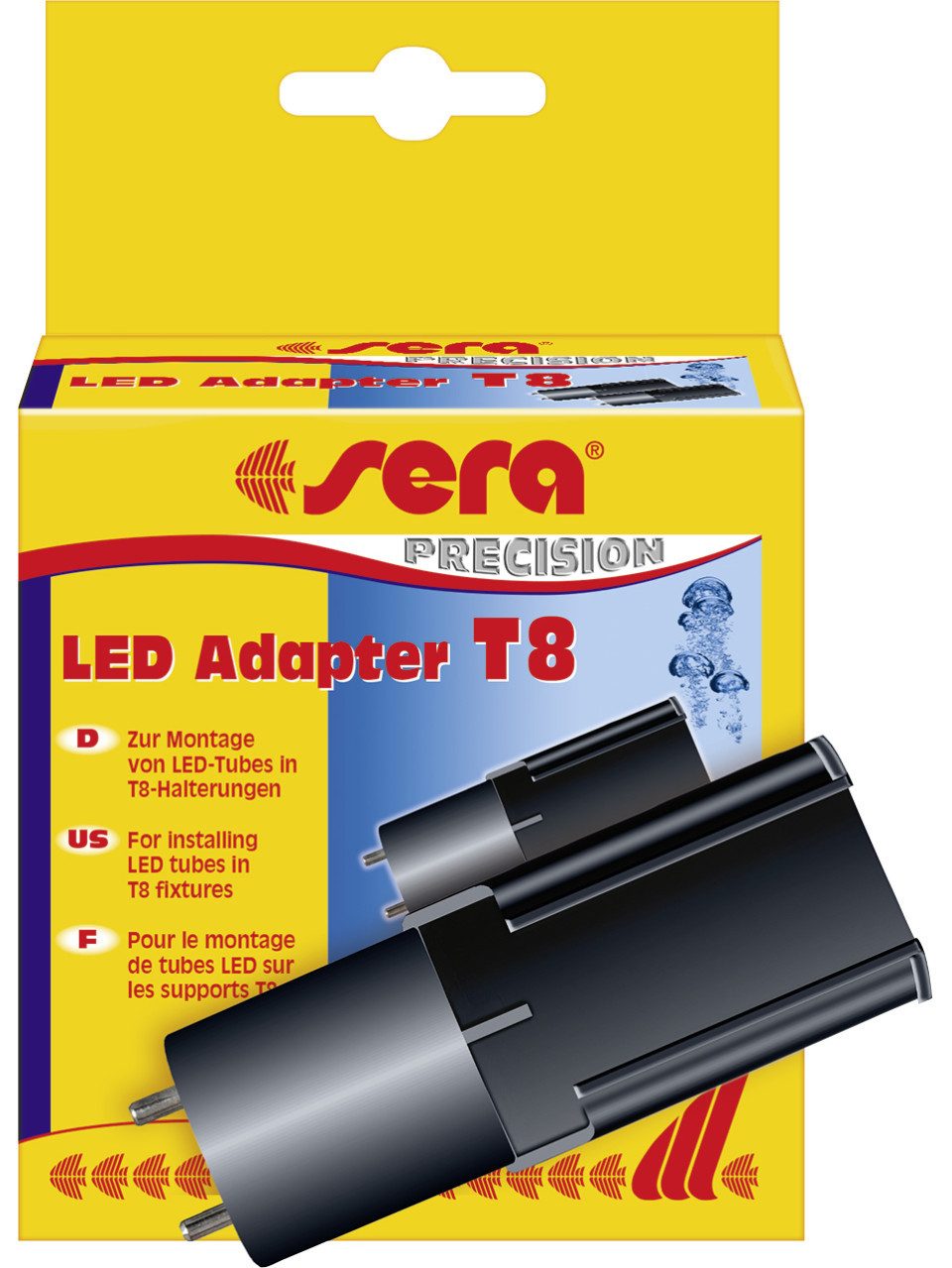 Sera Aquarium-Beleuchtungssteuerung Sera Aquarium-Beleuchtung LED Adapter T8 - 2 Stück