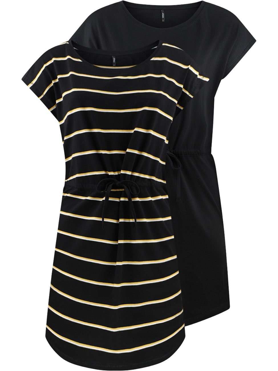 ONLY Sommerkleid Damen Mini Kleid onlMAY S/S Dress A-Linie aus 100% Baumwolle