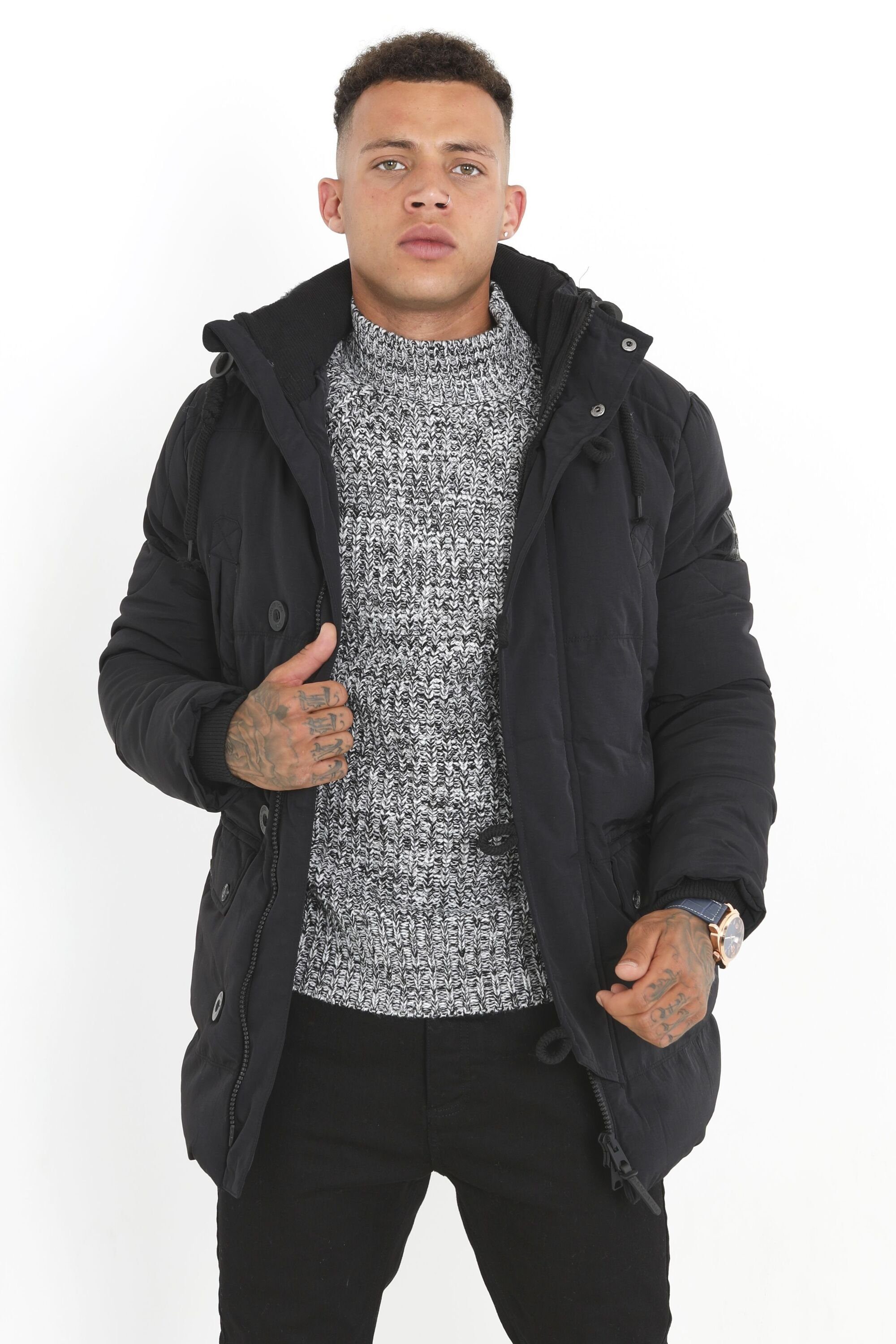 Winterjacke schwarz Soul BILTURN Brave