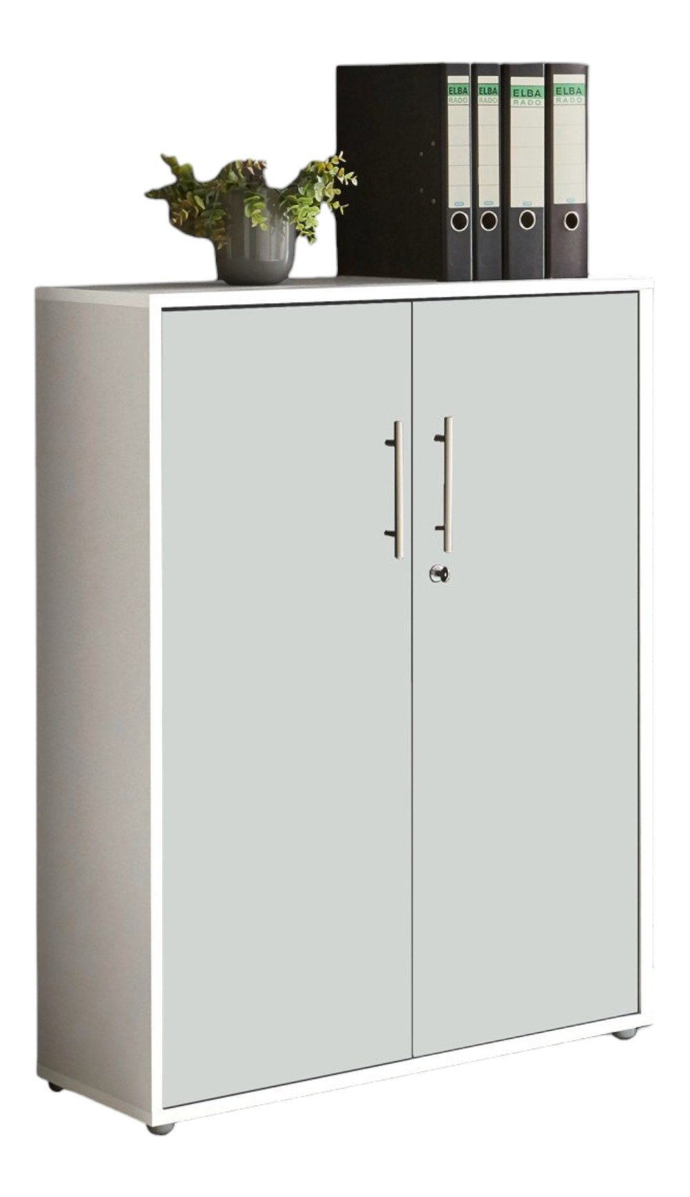moebel-dich-auf Aktenschrank OFFICE EDITION (abschließbar, Metallgriffe, günstig online kaufen
