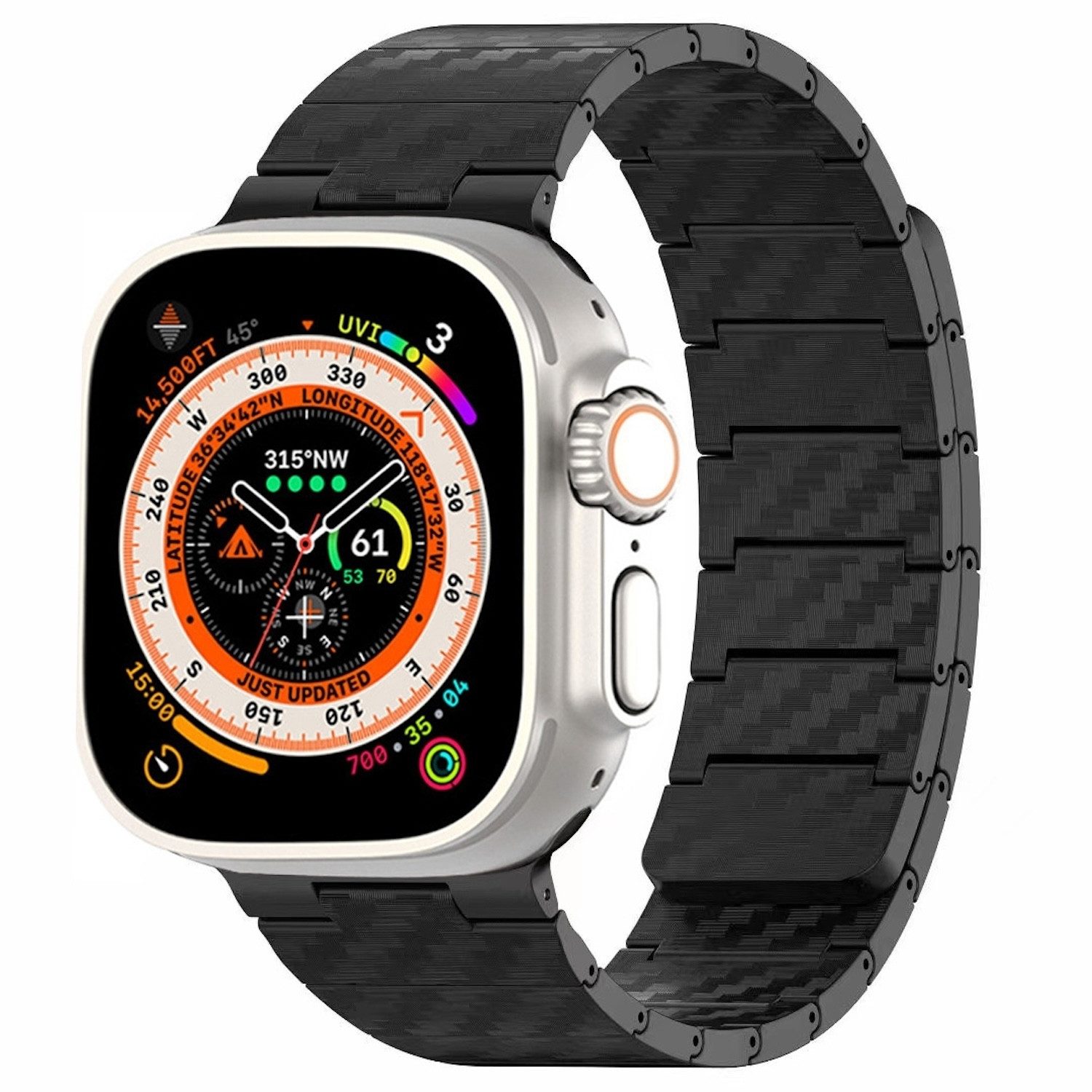 Wigento Smartwatch-Armband Für Apple Watch Ultra günstig online kaufen