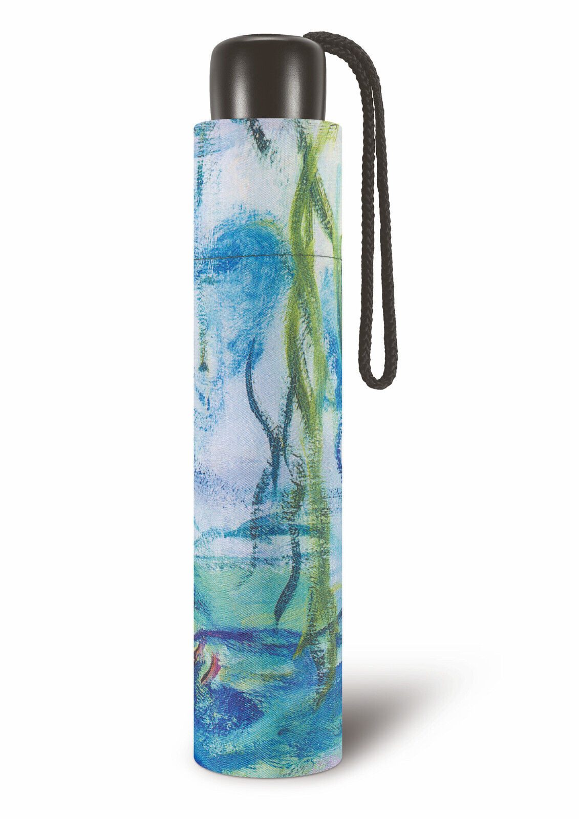 HAPPY RAIN Taschenregenschirm Regenschirm Taschenschirm Alu Light Motiv Claude Monet "Wasserlilien"