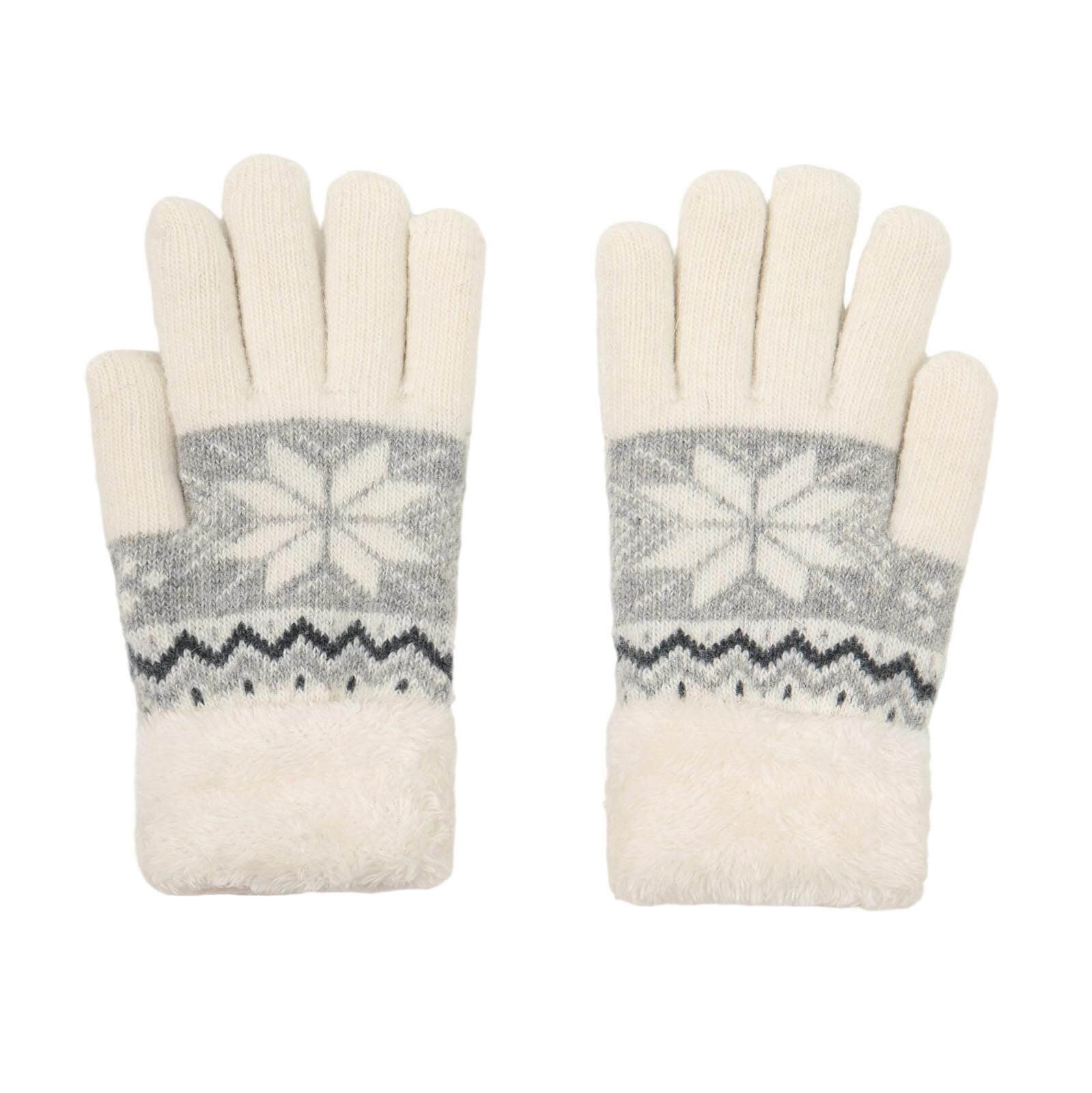 Leoberg Strickhandschuhe Unisex Norweger Handschuhe Fingerhandschuhe in diversen Designs